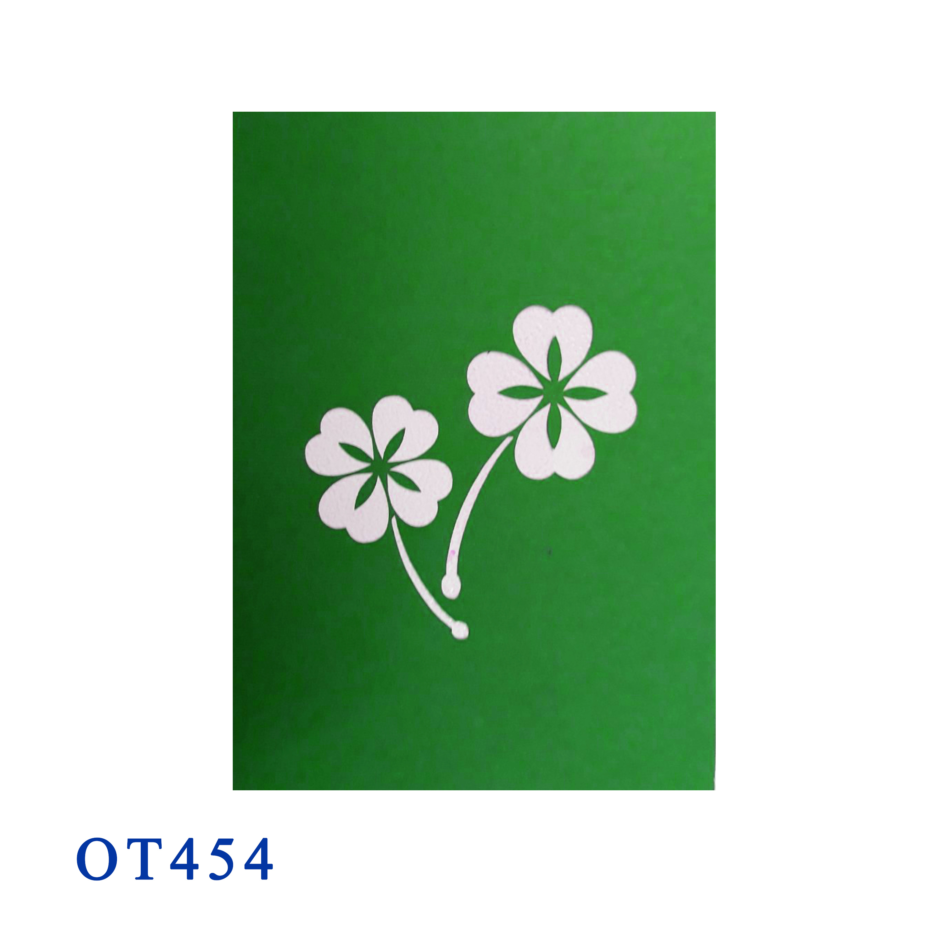 Shamrock pop up 3d card