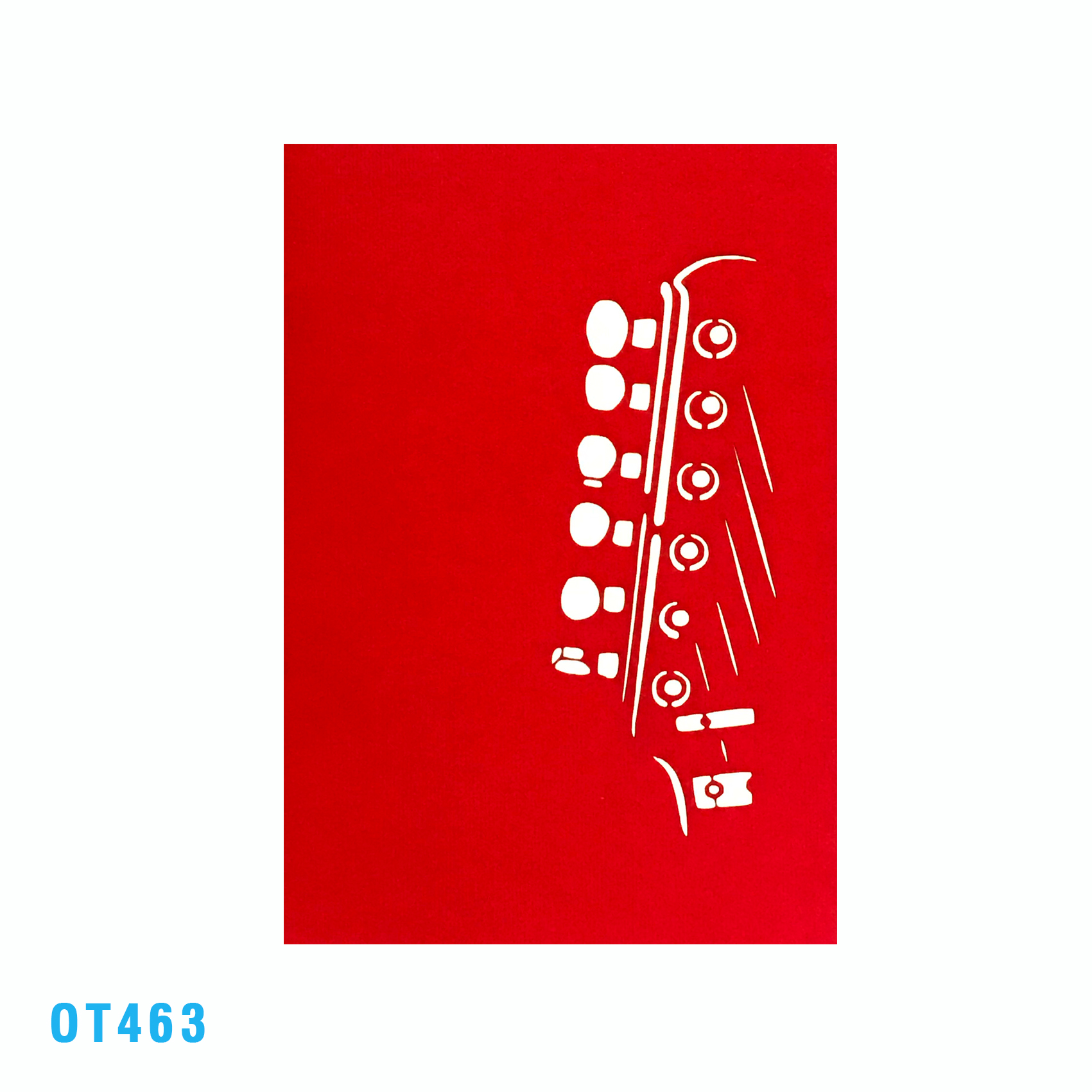Guitar Pop Up Card