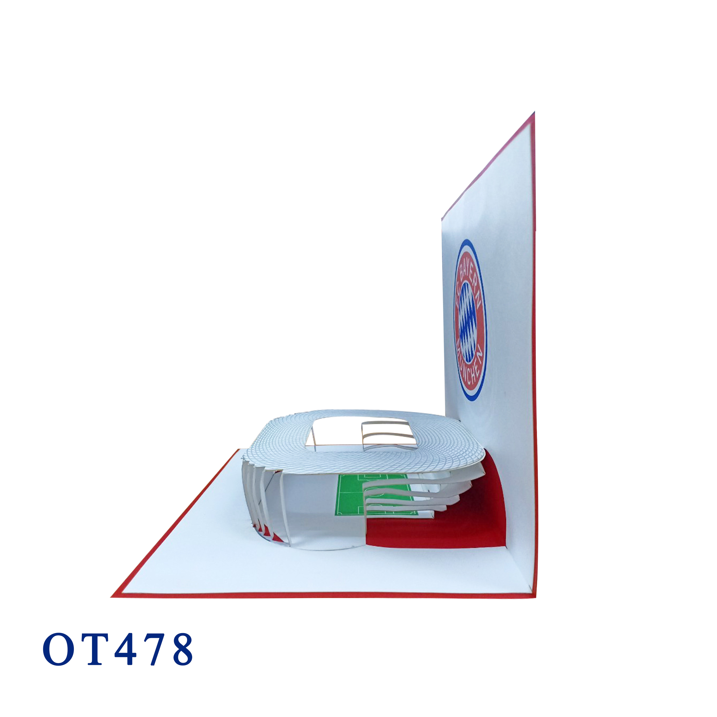 Bayern Munich Stadium Pop Up Card