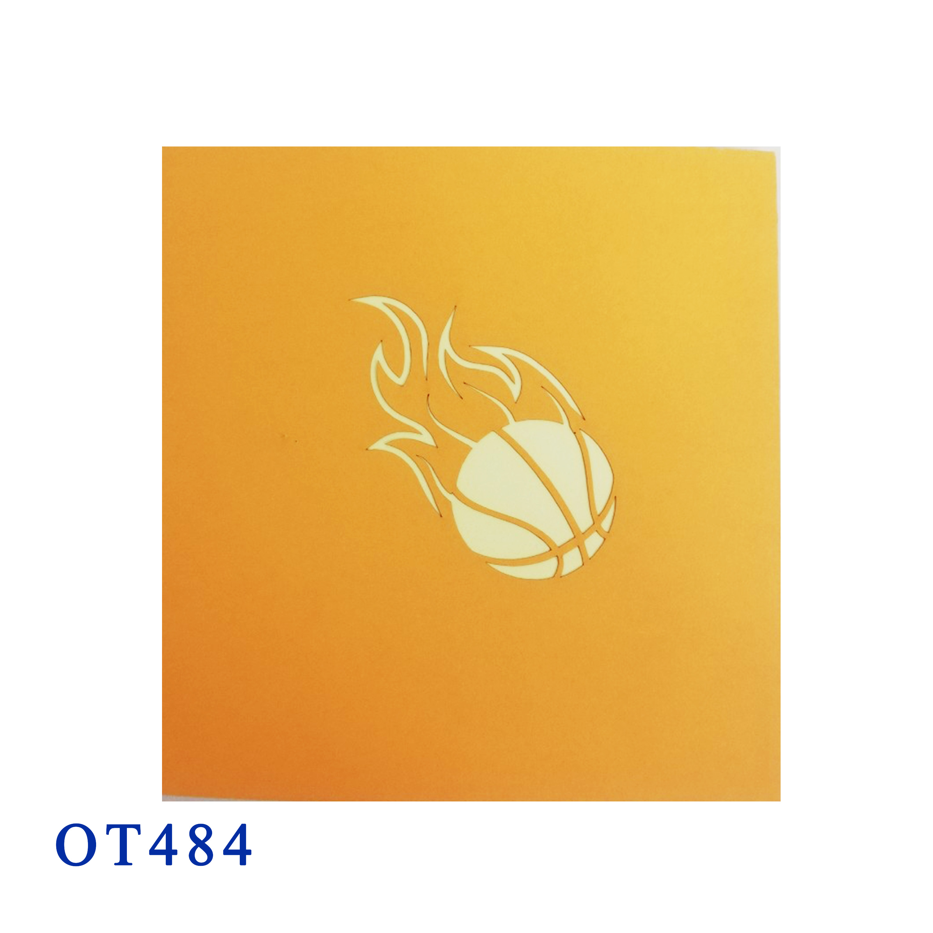 Basketball Pop Up Card