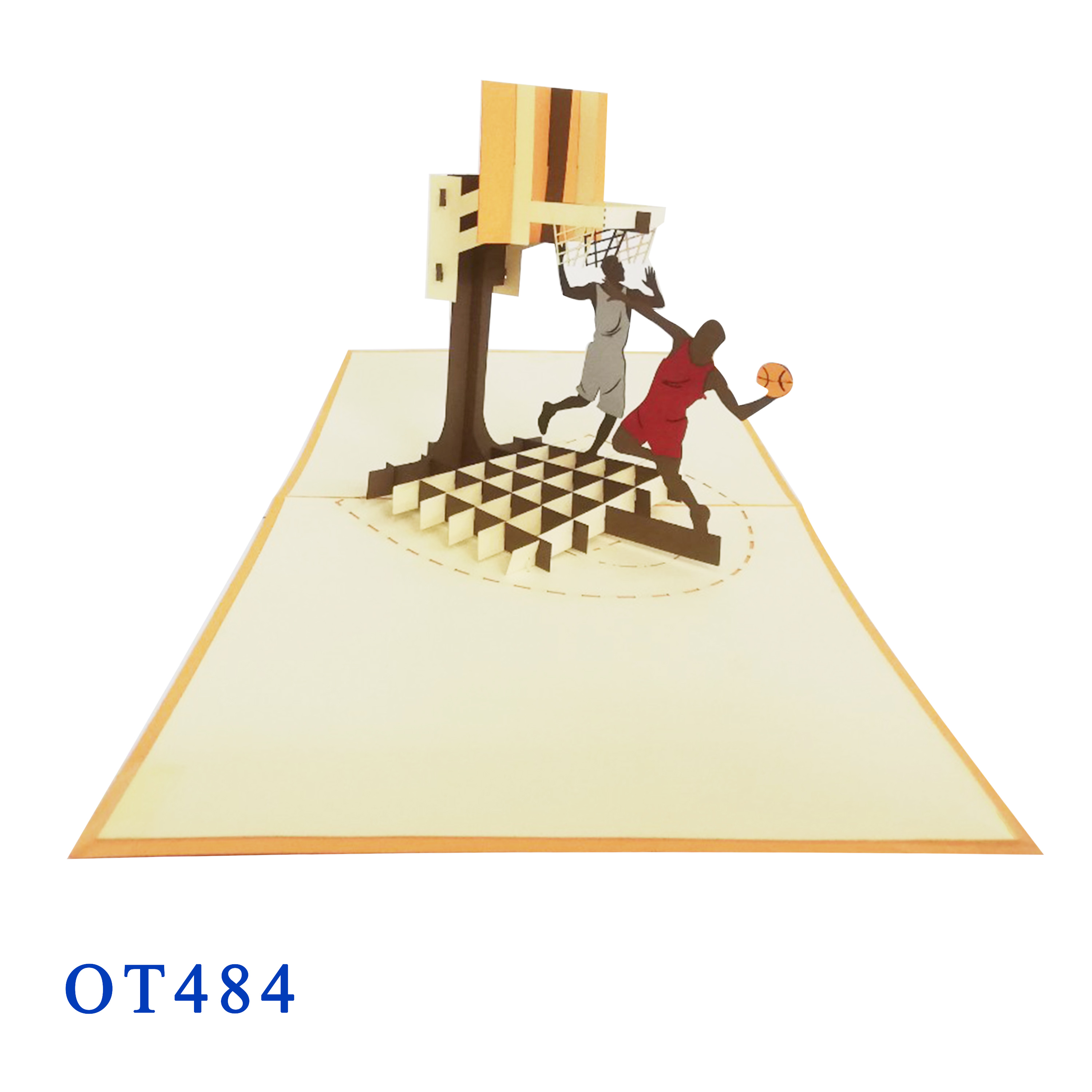 Basketball Pop Up Card