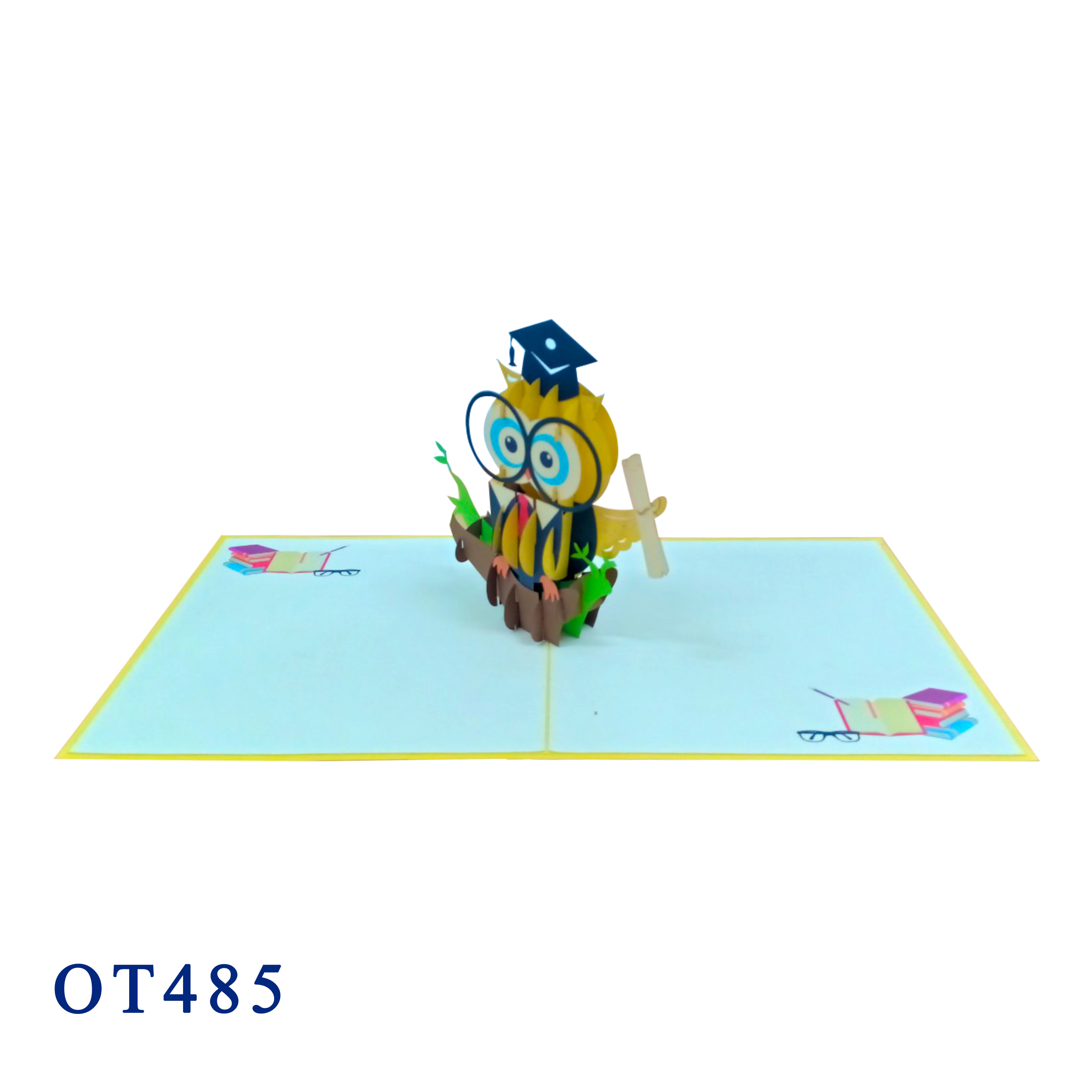 Graduated Owl Pop Up Card