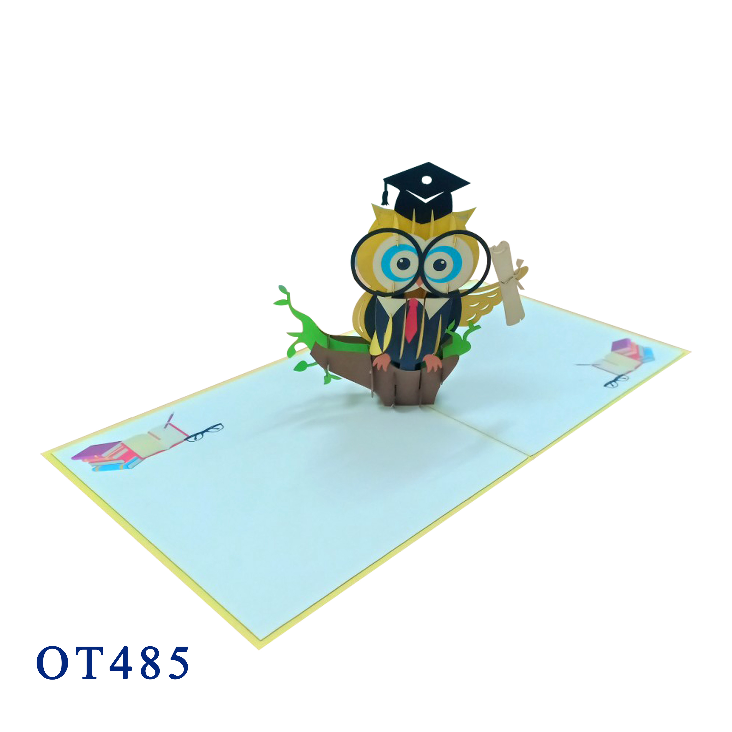 Graduated Owl Pop Up Card