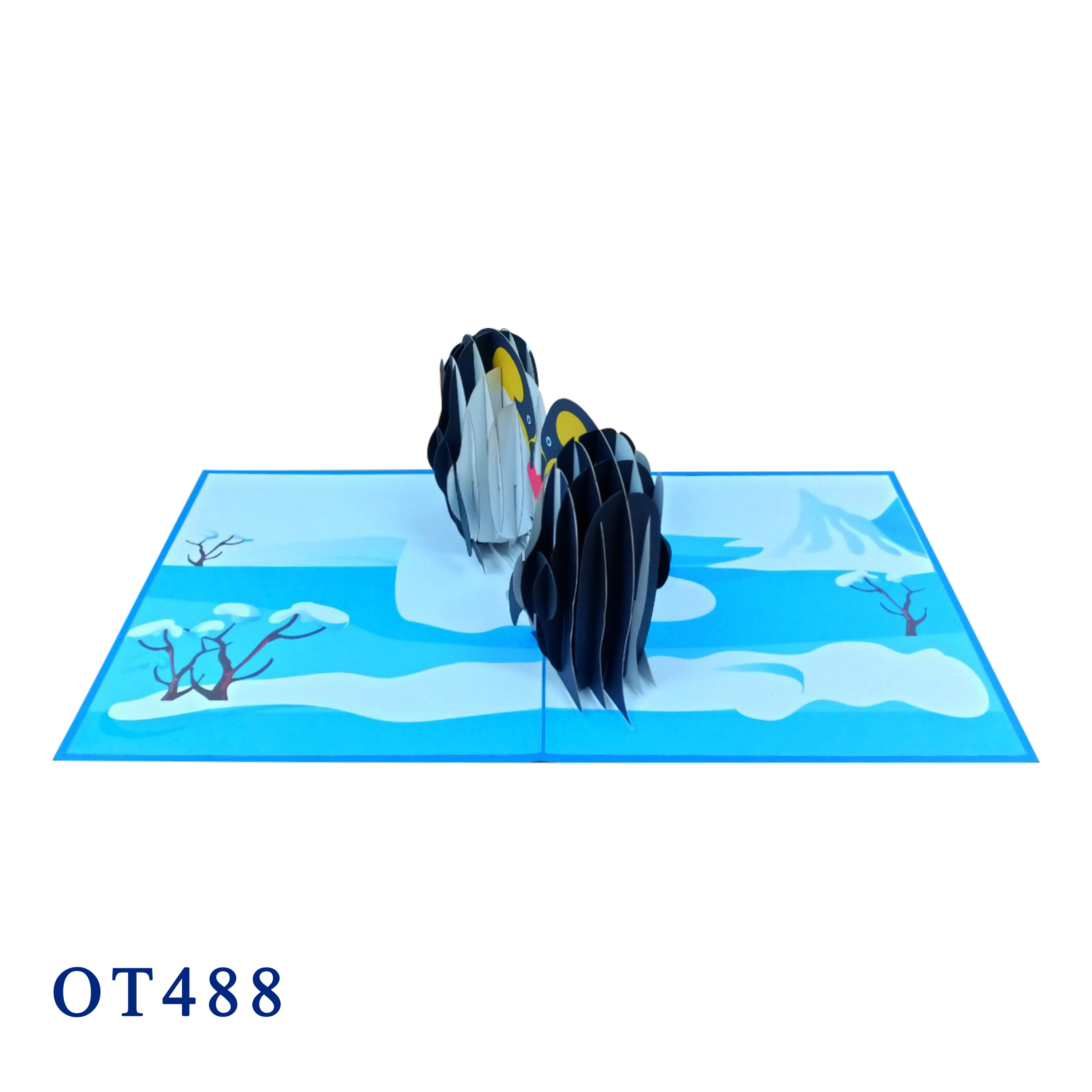 Penguin Family Pop Up Card