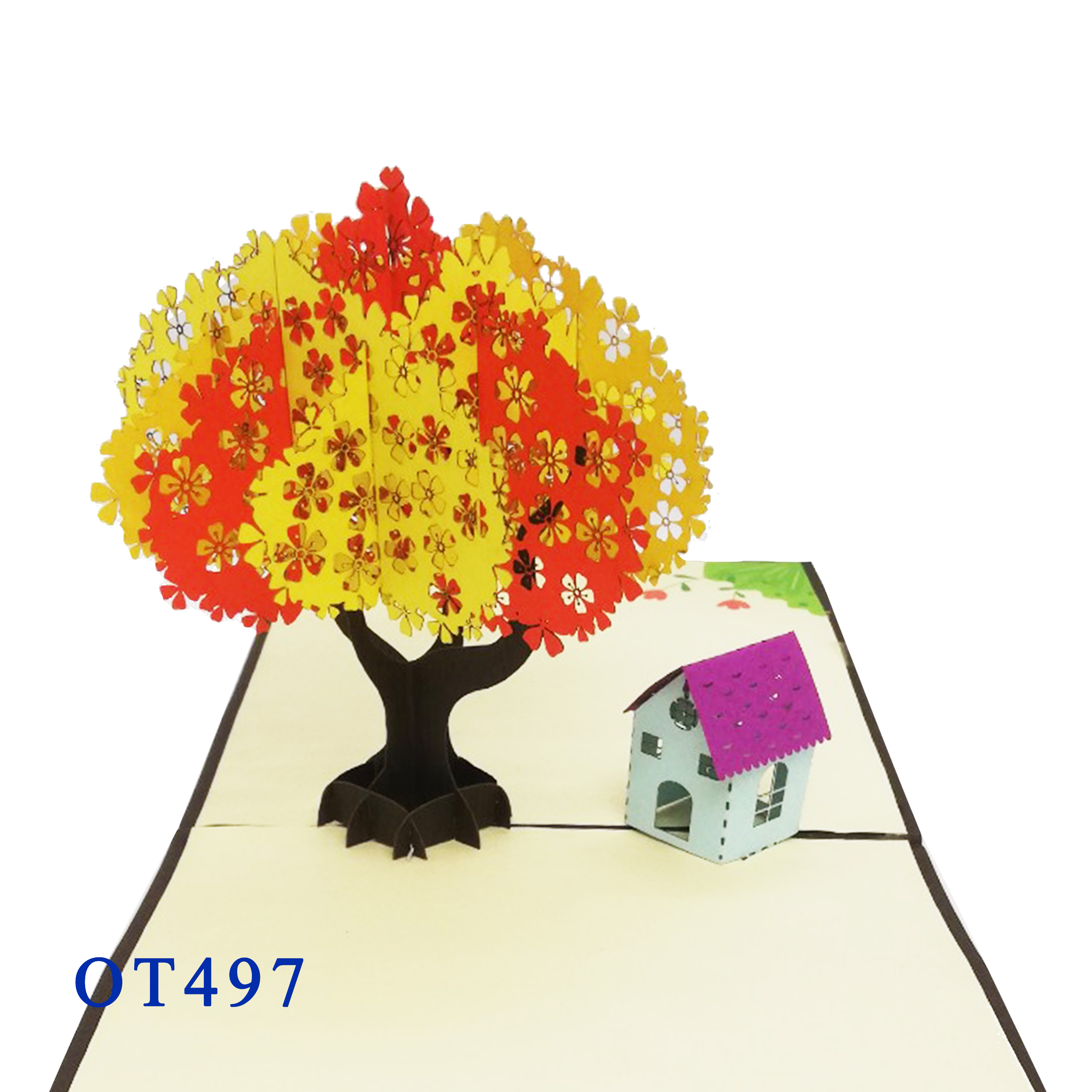 House Under The Tree Pop Up Card