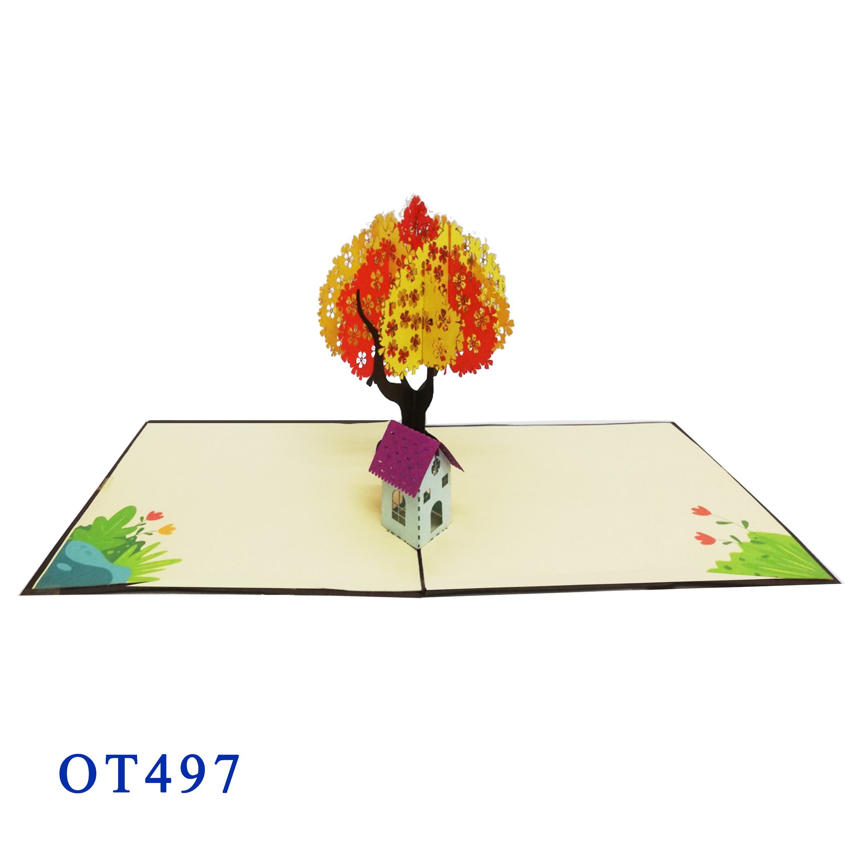 House Under The Tree Pop Up Card