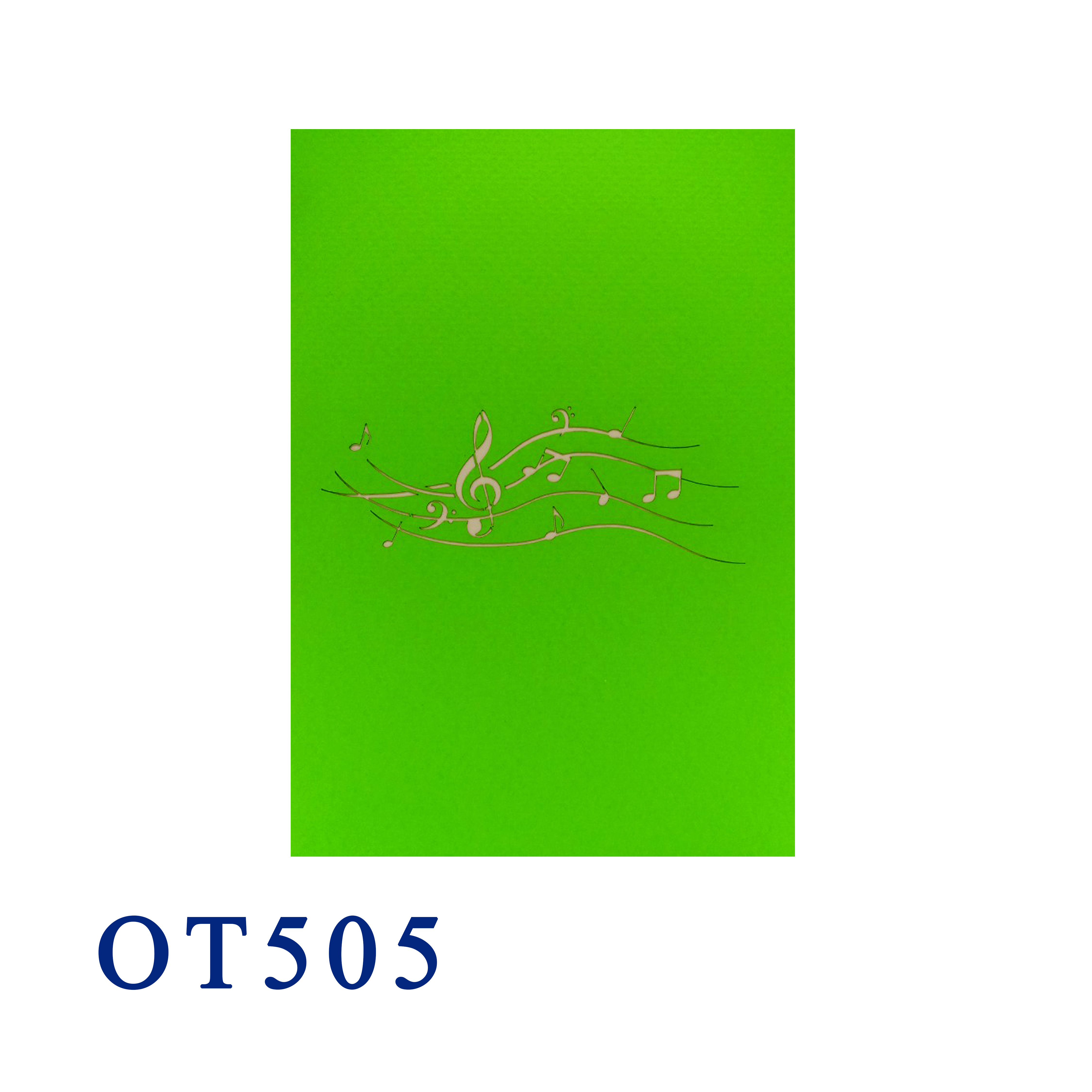 Musical Under The Tree Pop Up Card