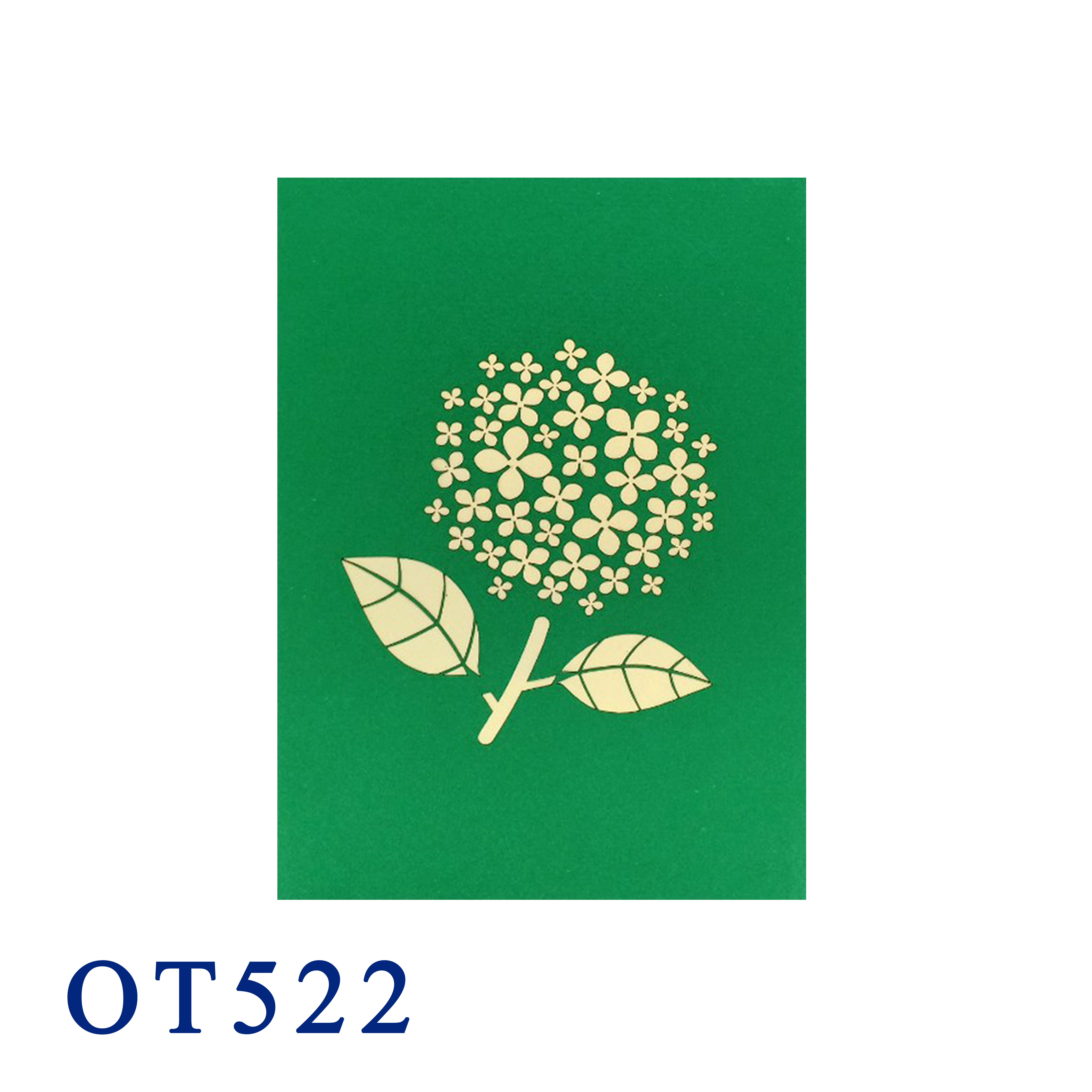 Hydrangeas 3D Pop Up Card