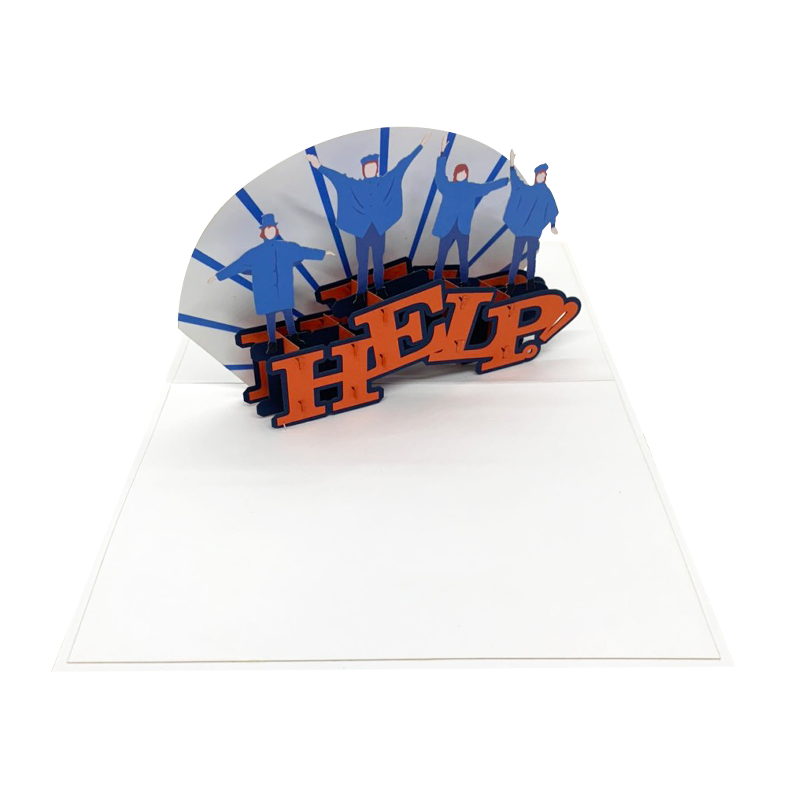The Beatles Help! Pop Up Card