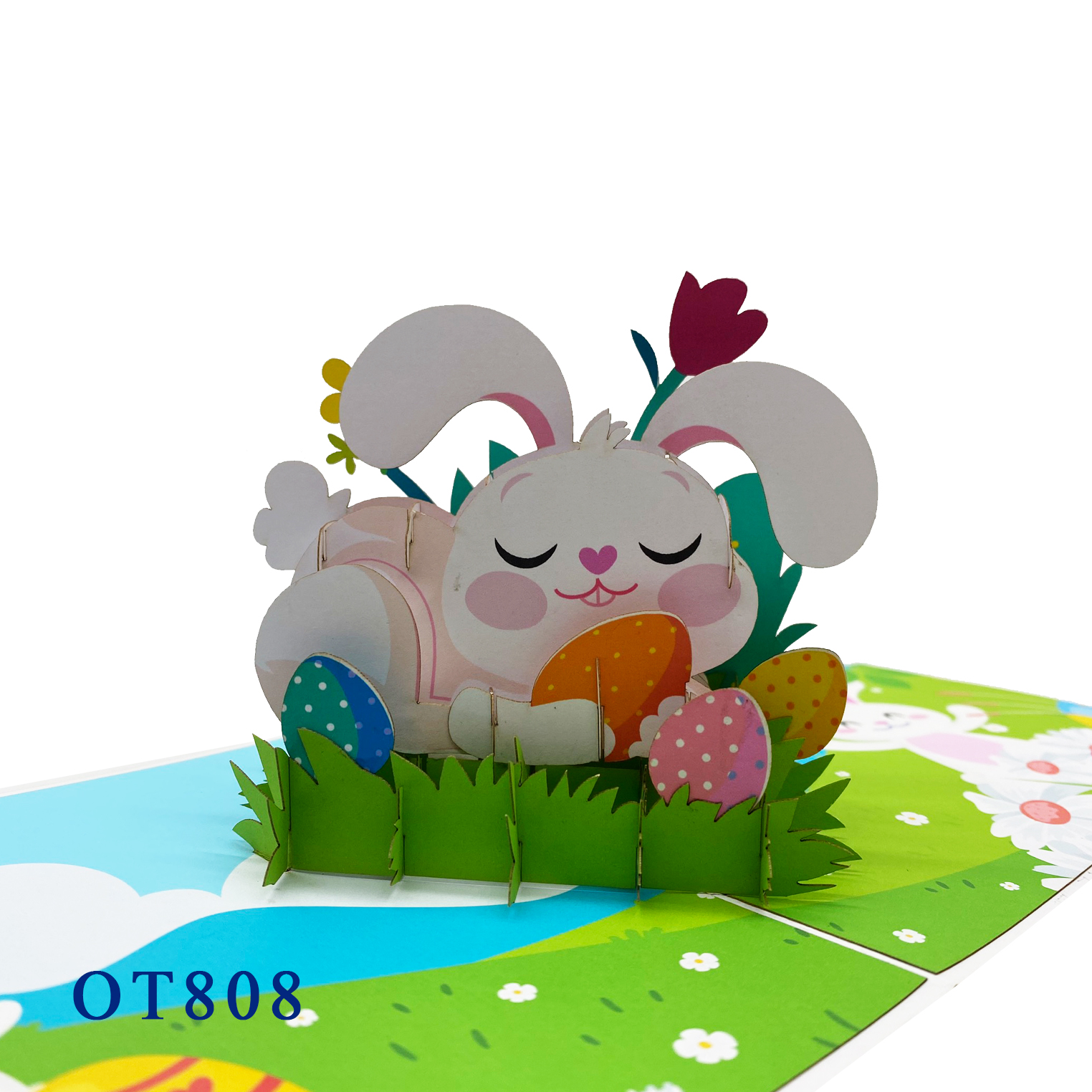Bunny Easter Pop Up Card