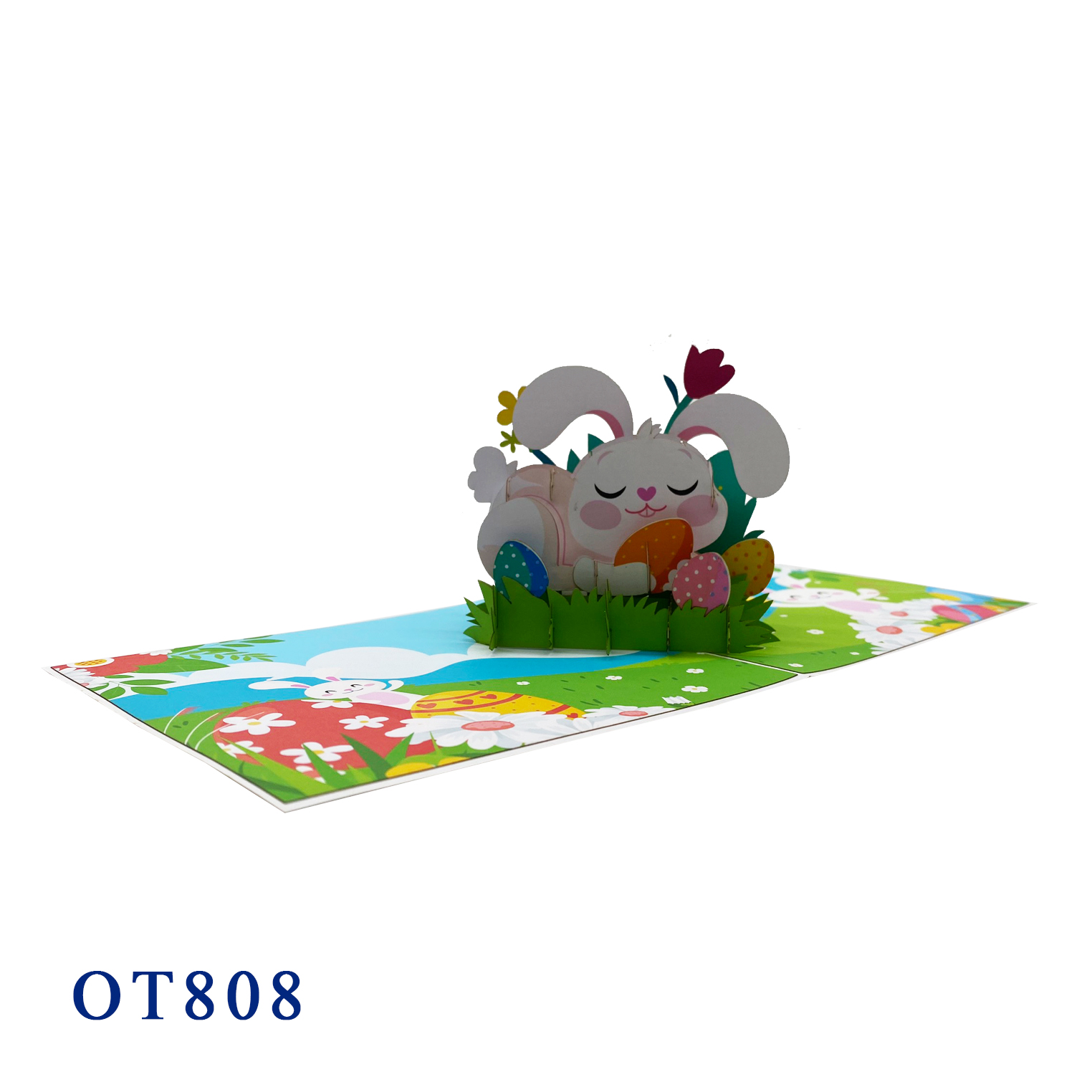 Bunny Easter Pop Up Card