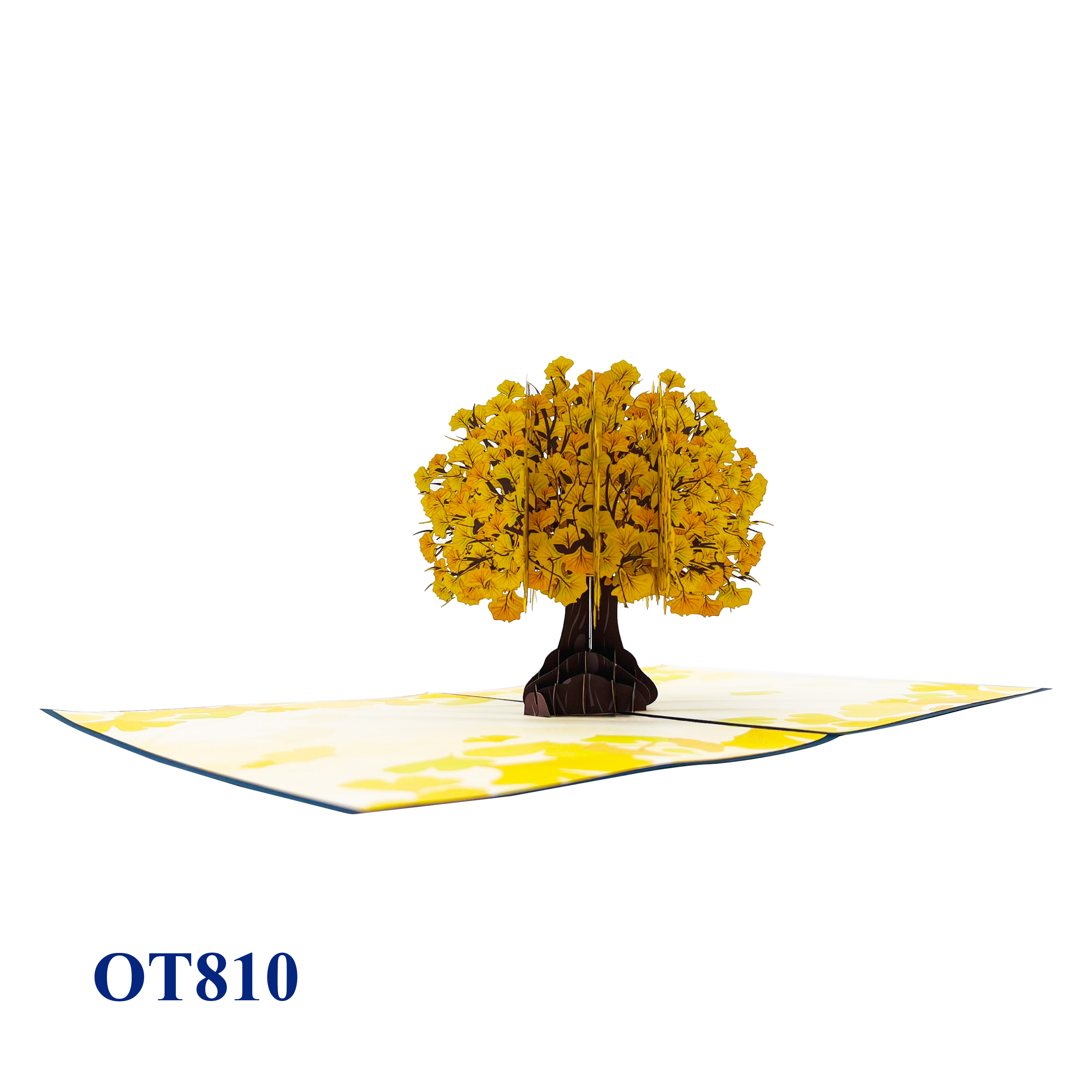 Gingko Pop Up Card
