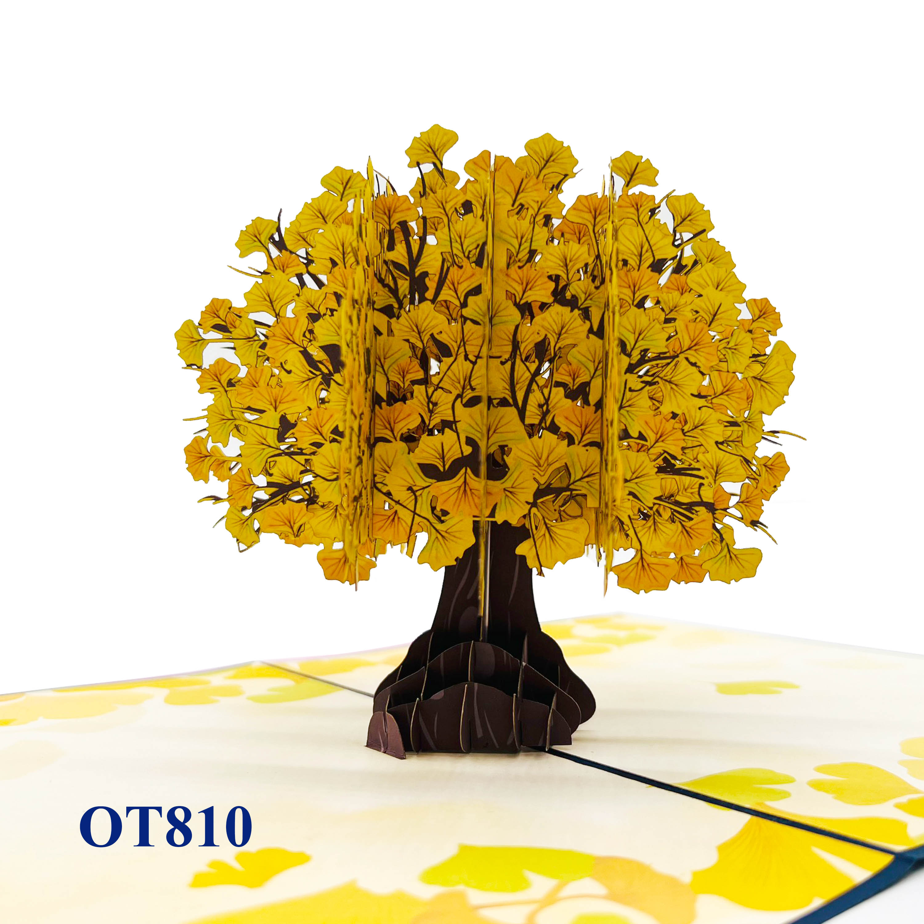 Gingko Pop Up Card