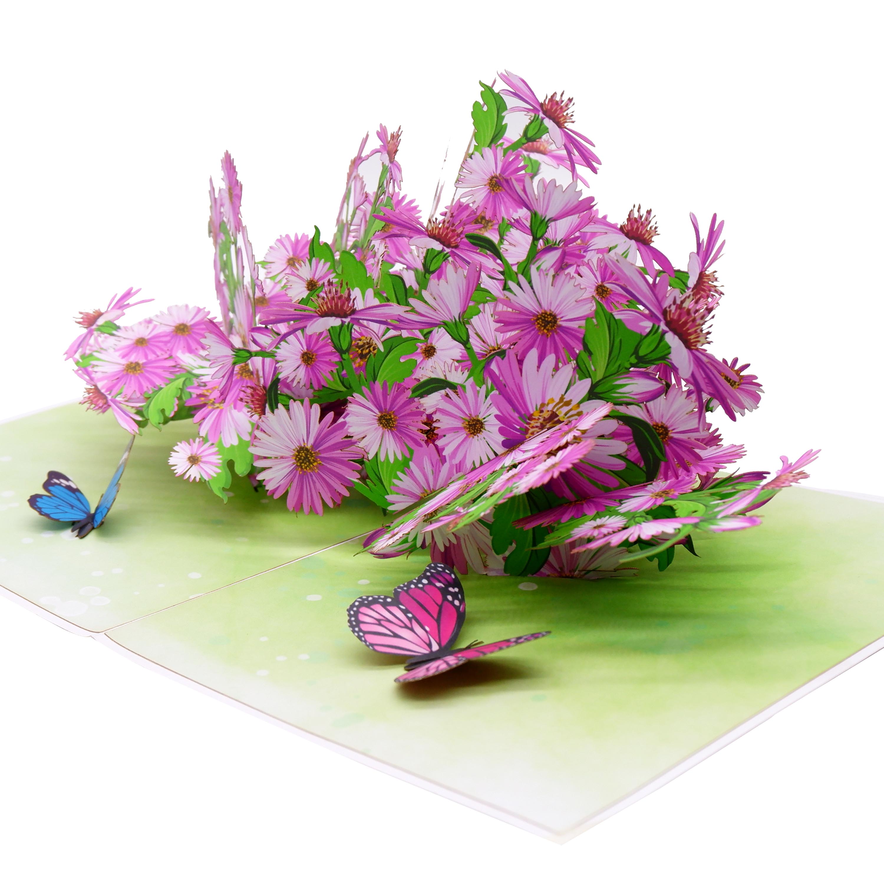 Purple Daisy Pop Up Card