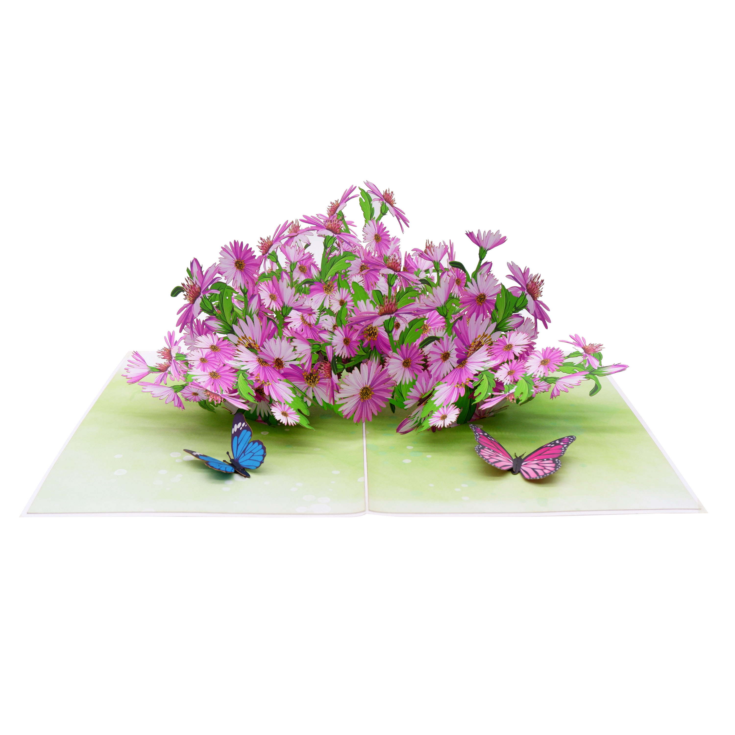 Purple Daisy Pop Up Card