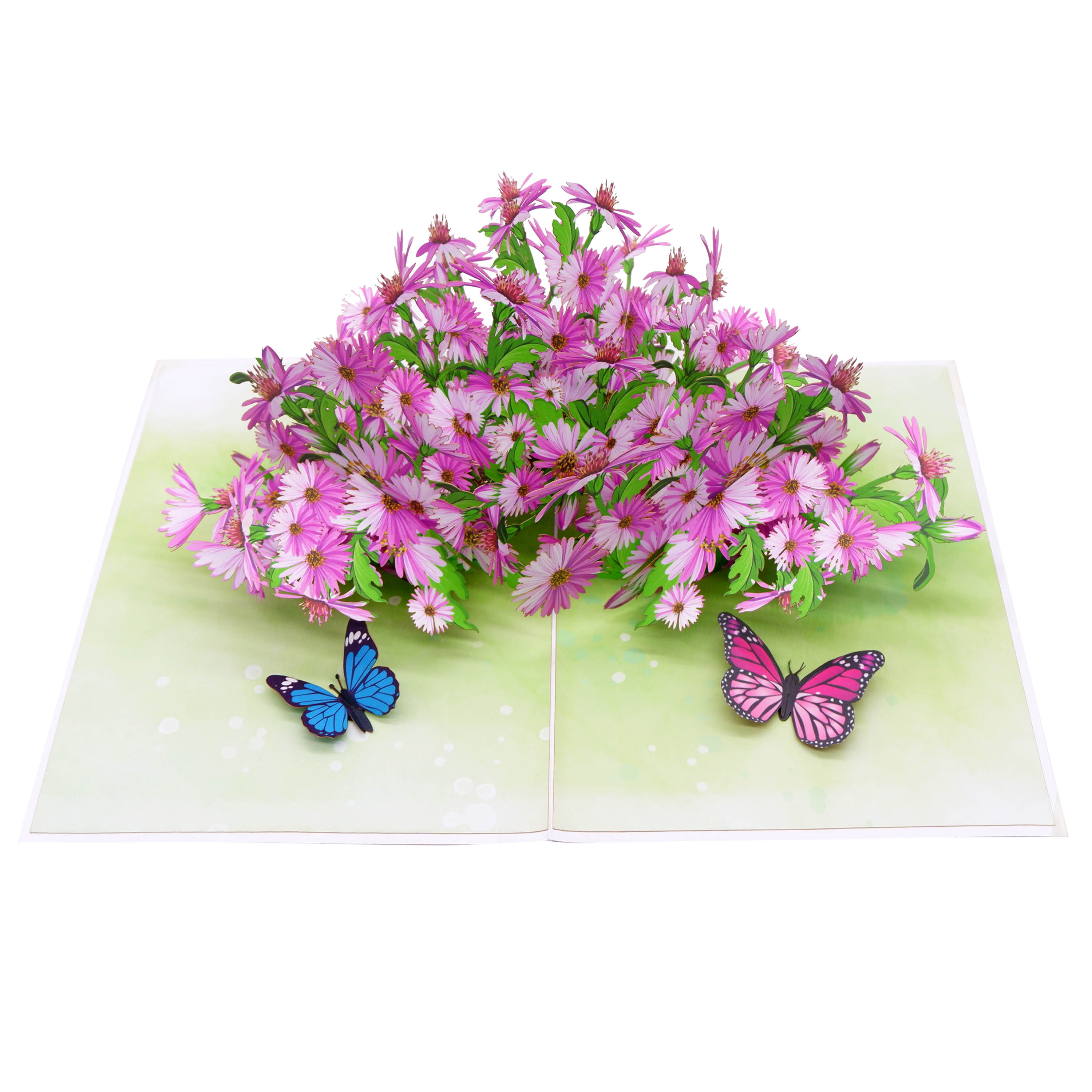 Purple Daisy Pop Up Card