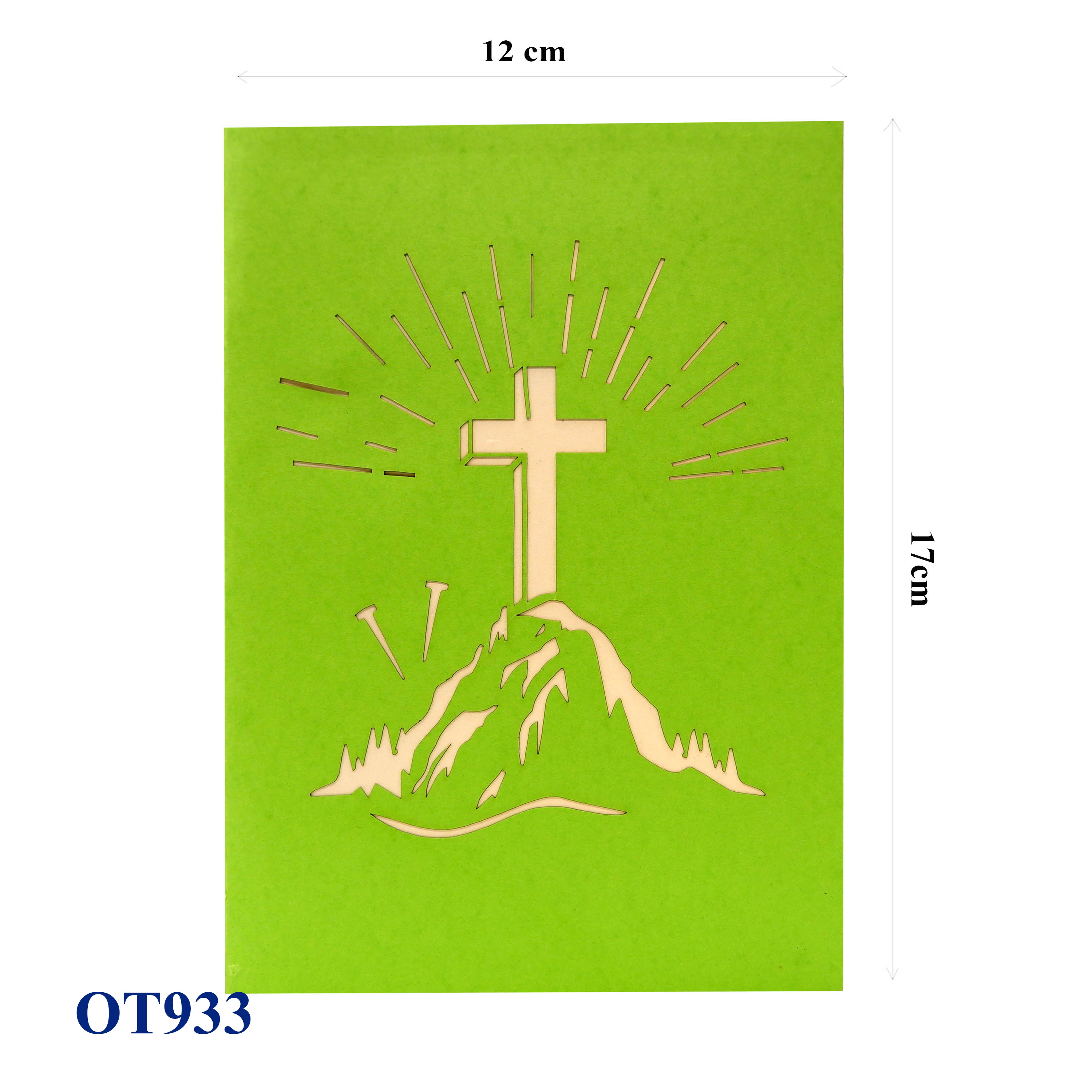 Holy Cross 3D Pop Up Card