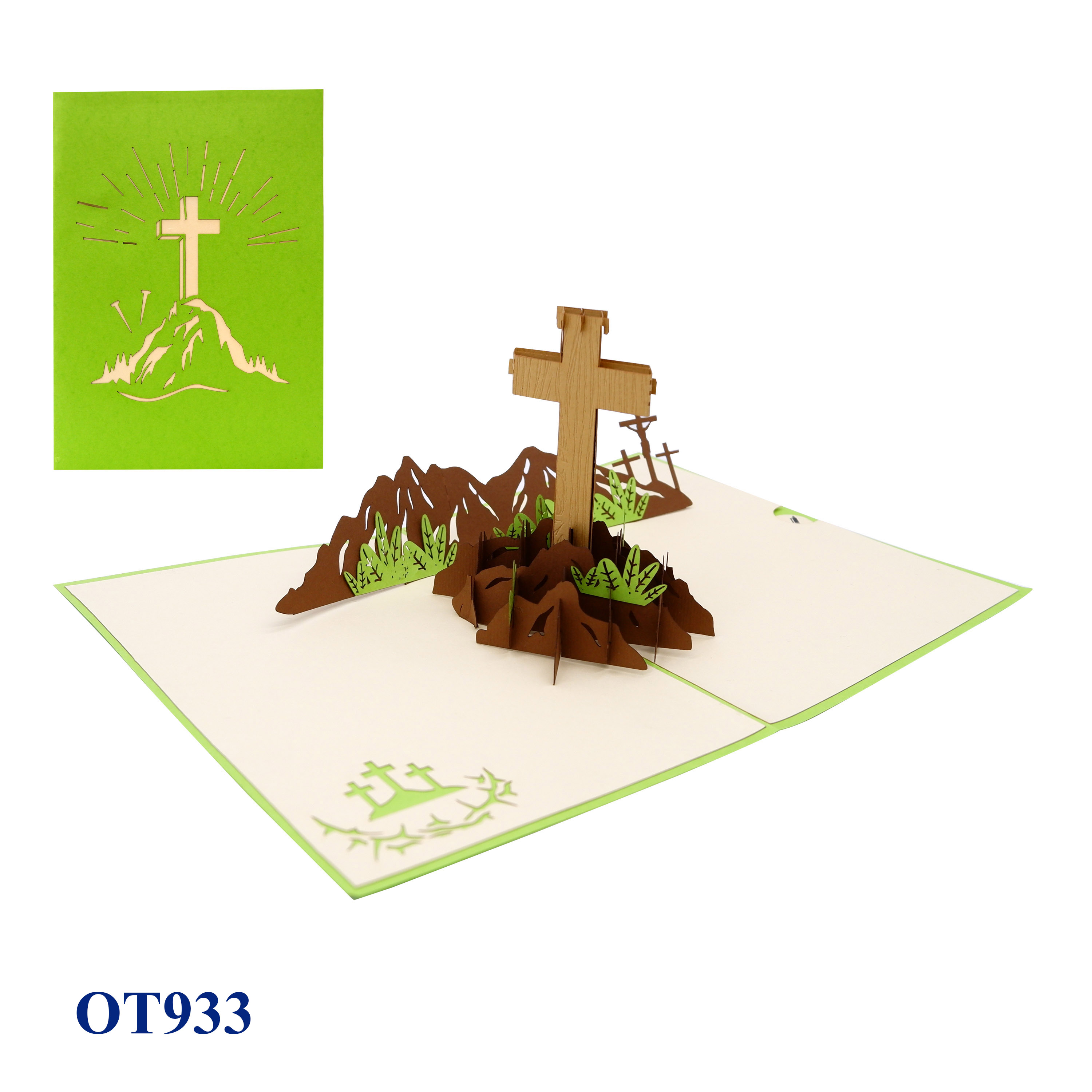 Holy Cross 3D Pop Up Card