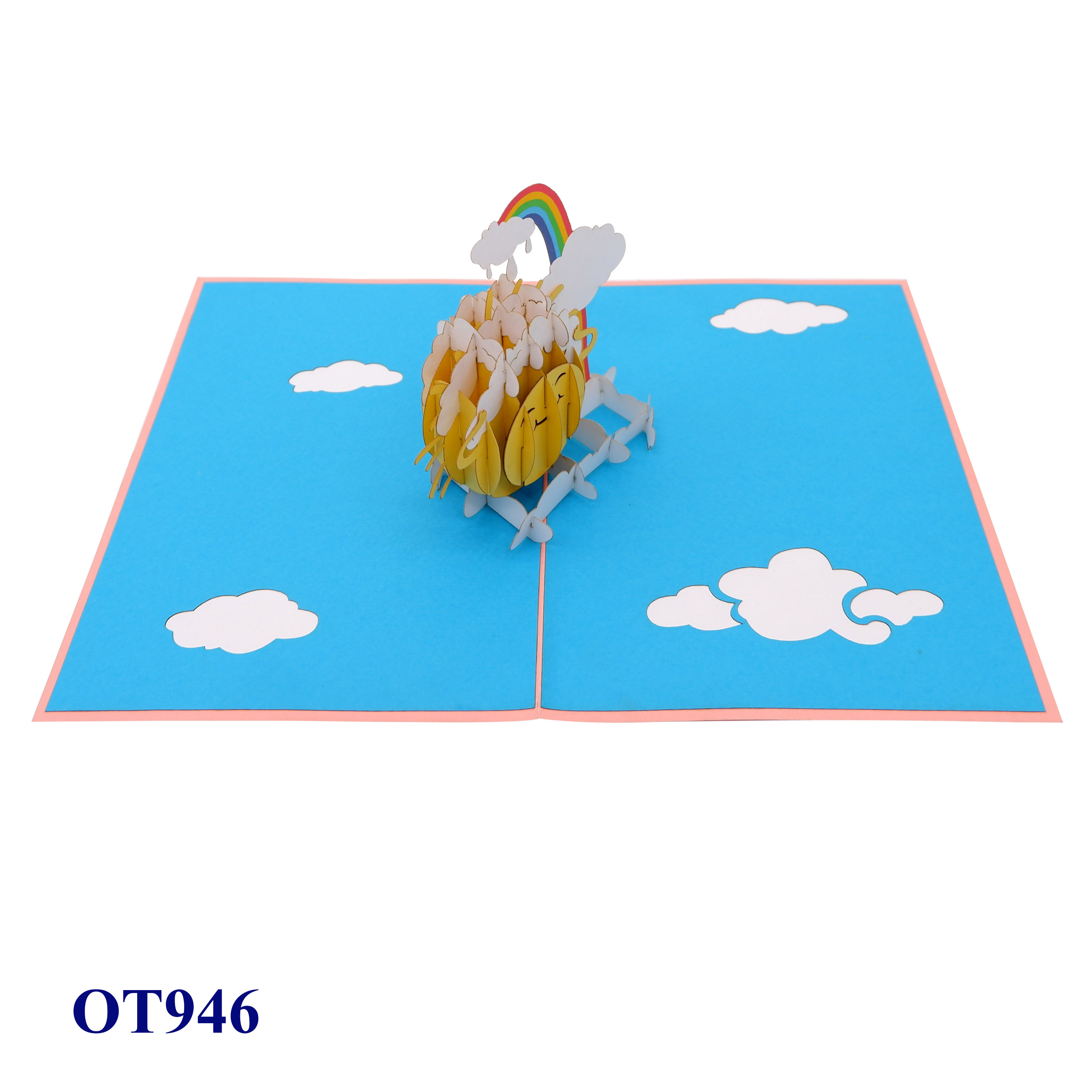 Sun & Rainbow Pop Up Card