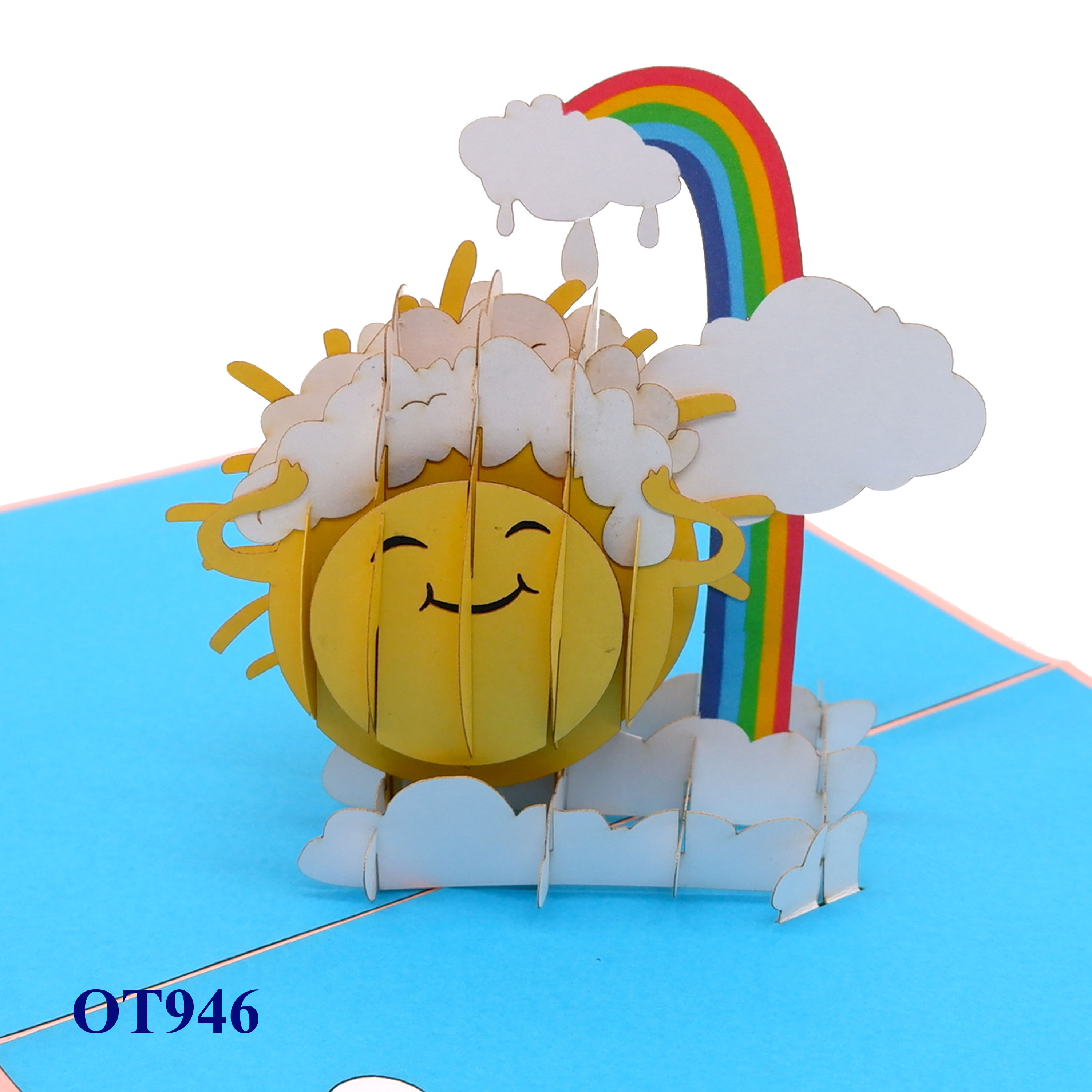 Sun & Rainbow Pop Up Card