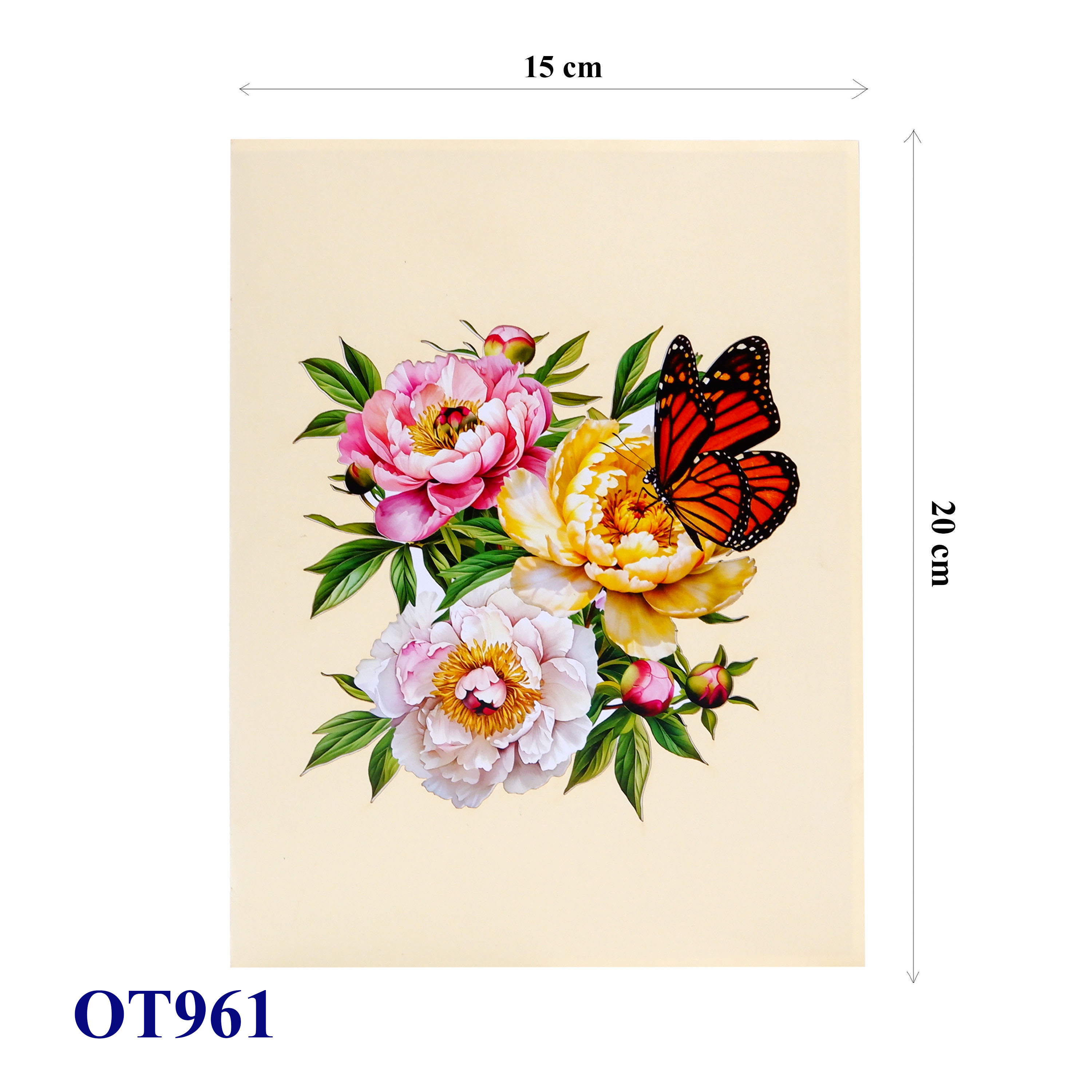 Monarch Butterfly in Bloom – Pop-Up Card