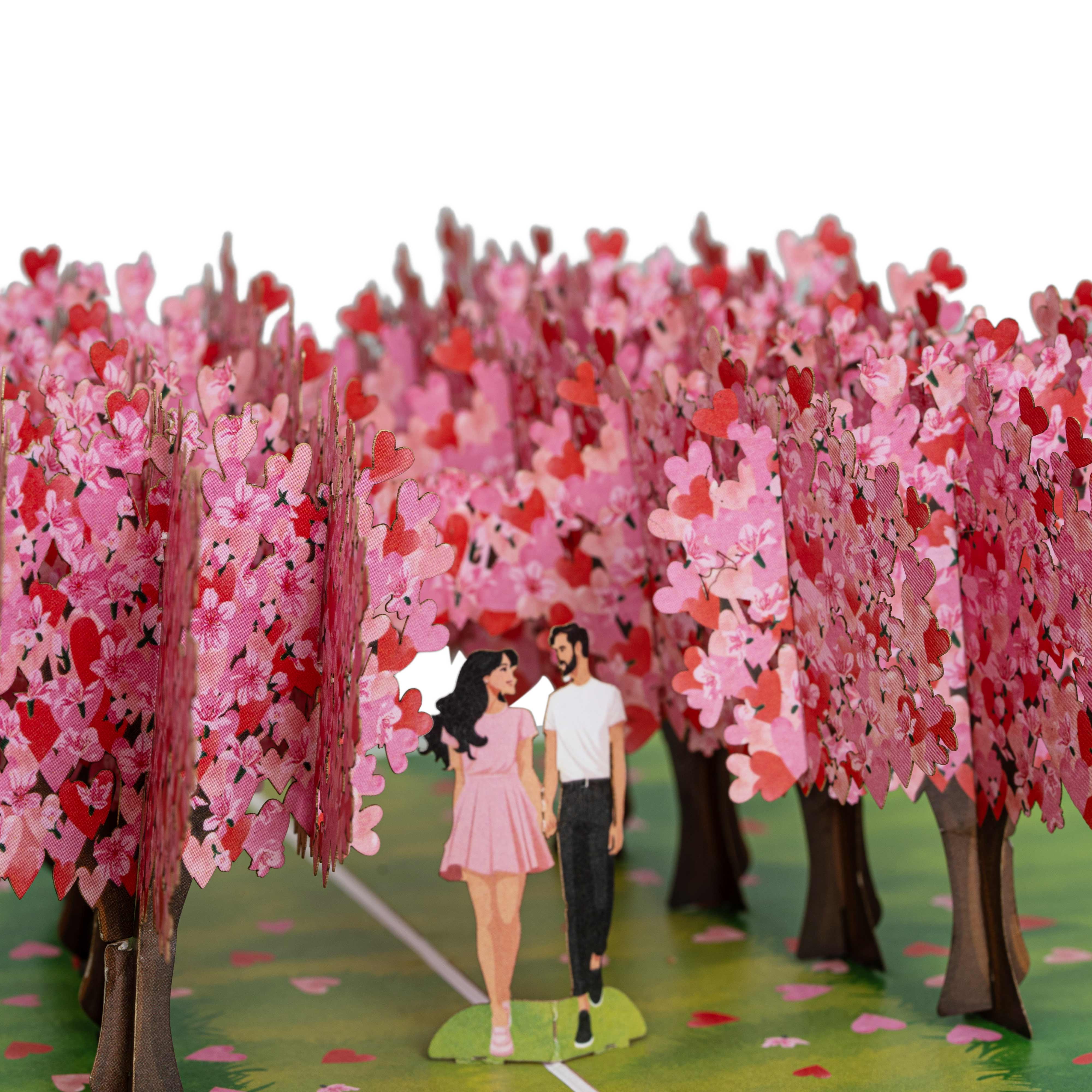 Cherry Blossom Tunnel Pop-Up Card