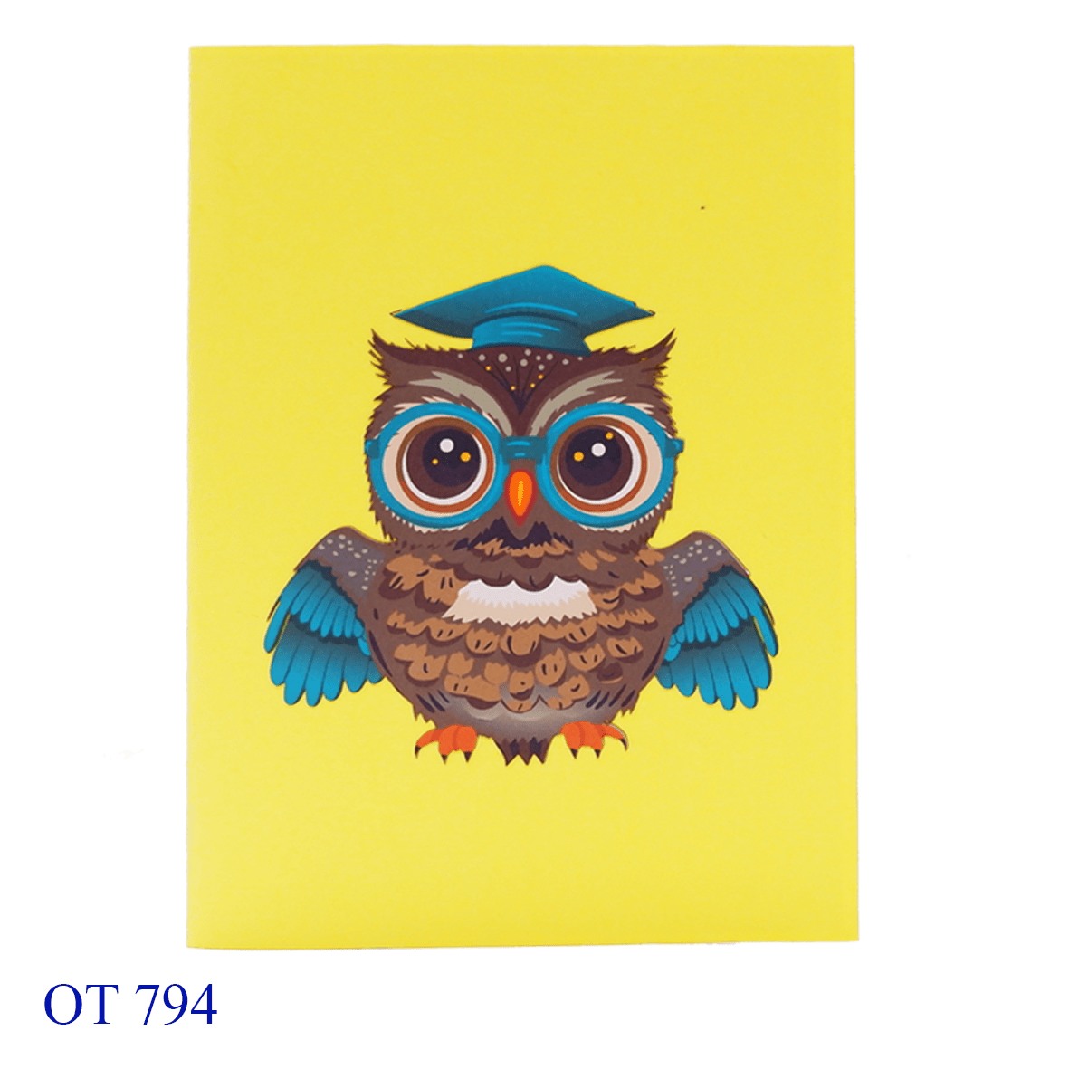 Owl Graduation Pop Up Card