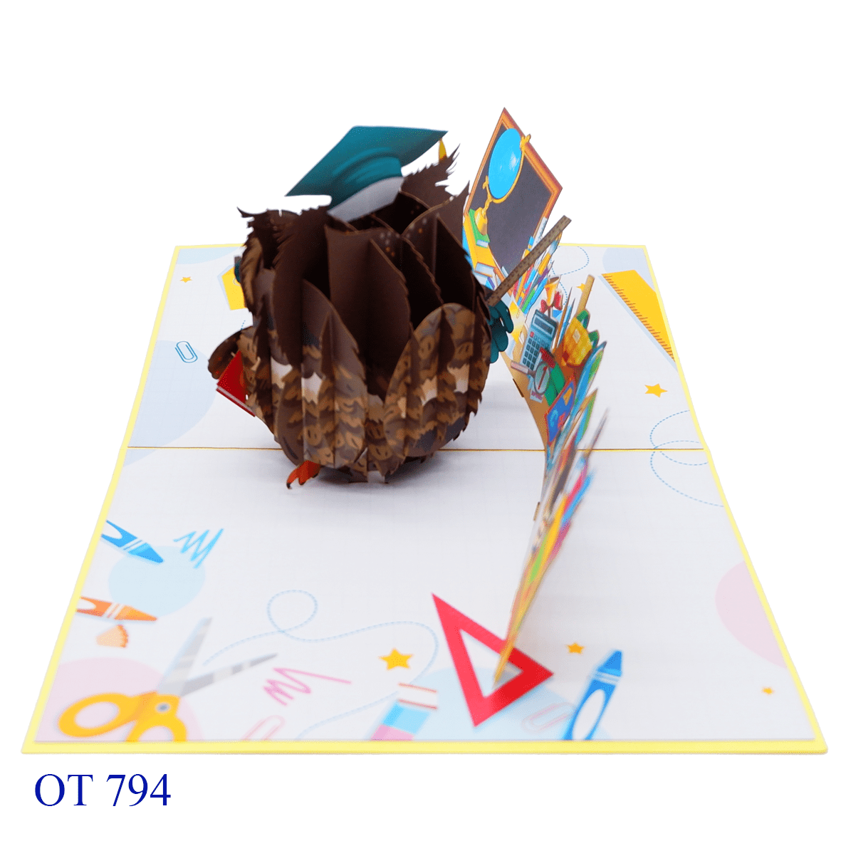 Owl Graduation Pop Up Card