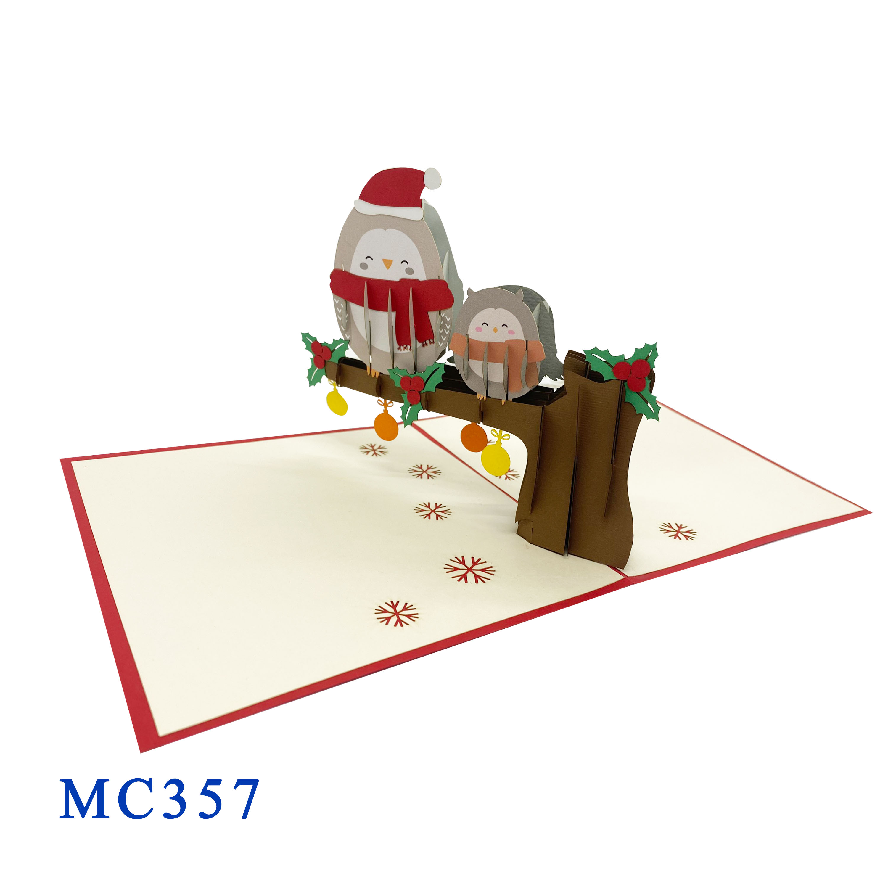 Owl Noel Pop Up Card