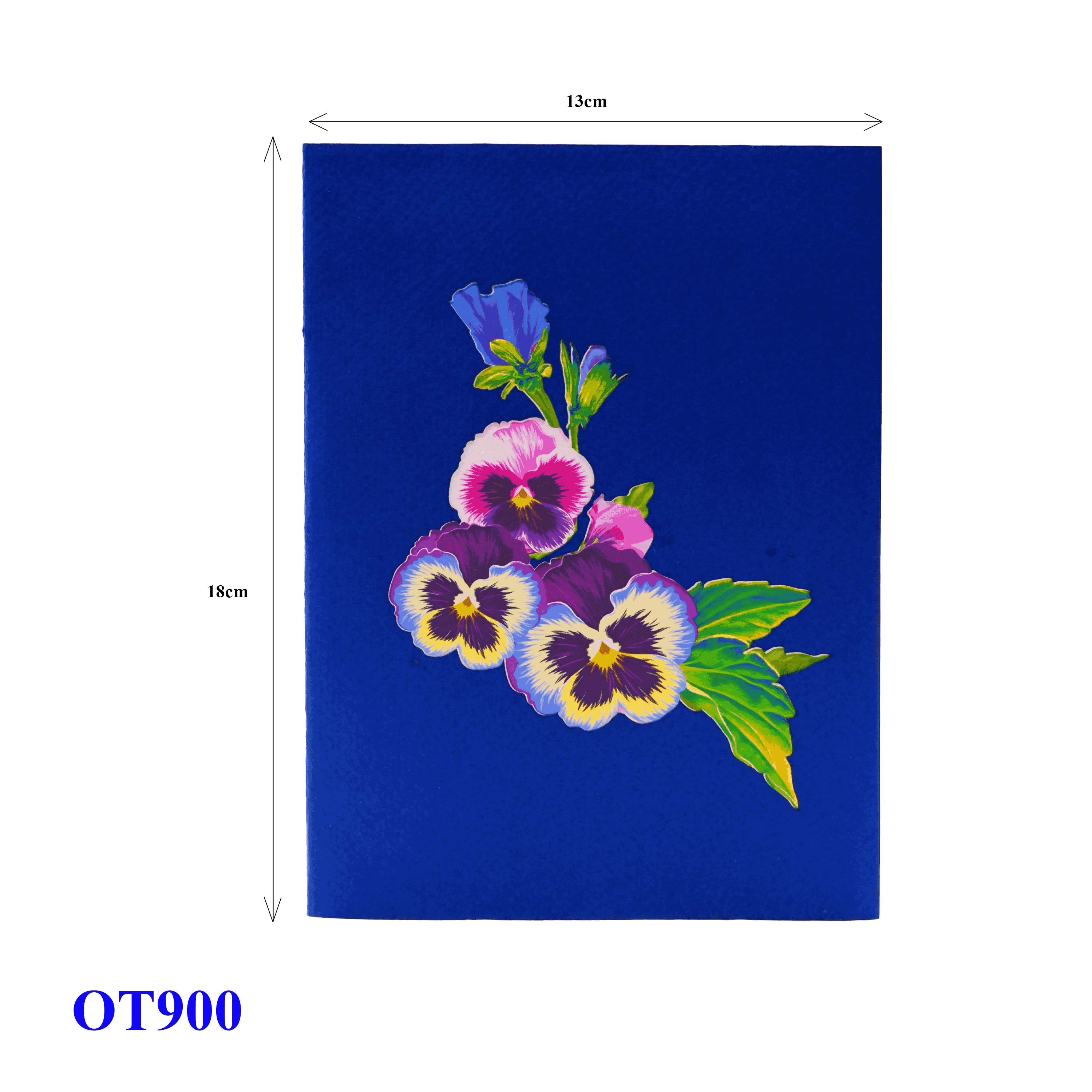 Pansy Butterfly Pop Up Card