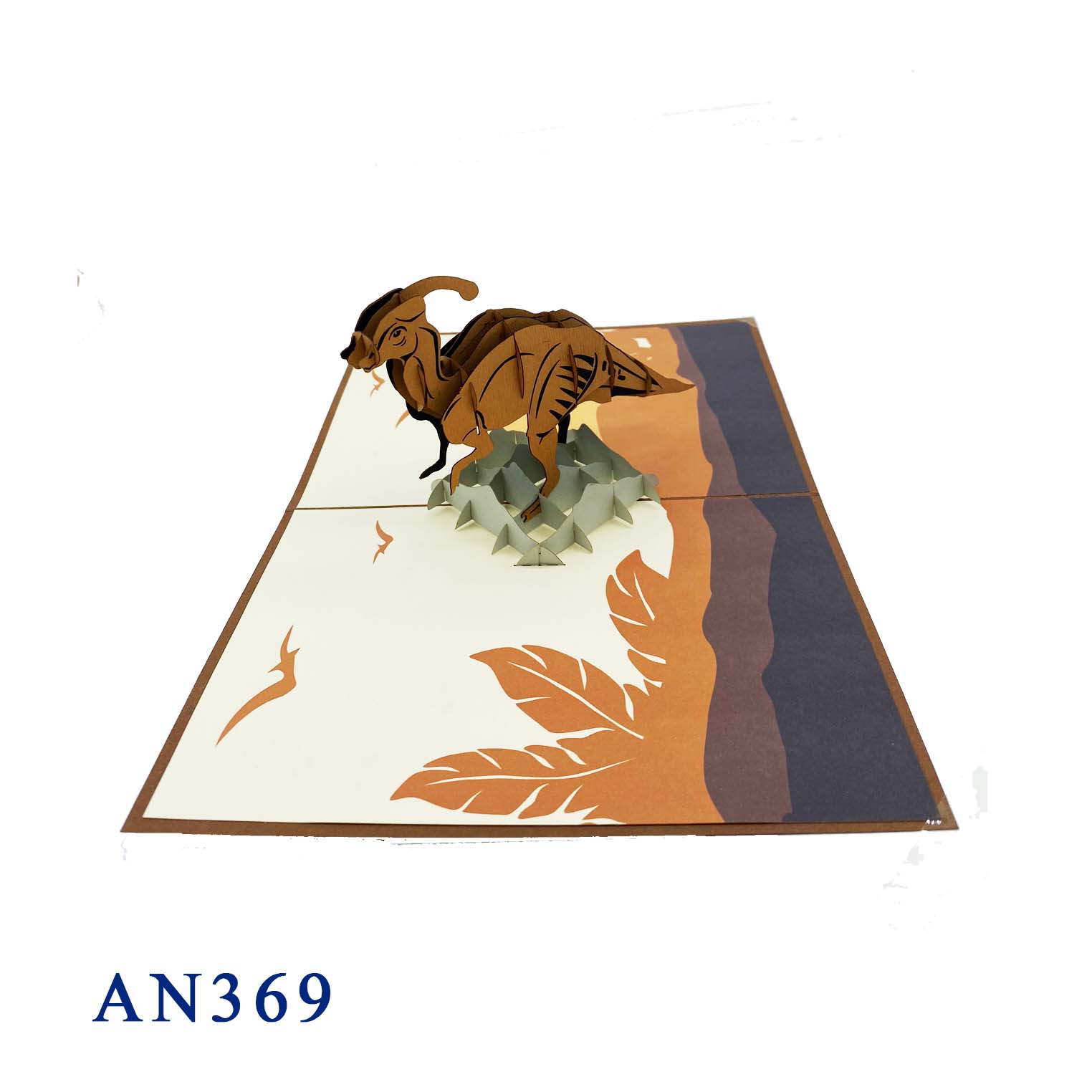 Parasaurolophus Pop Up Card