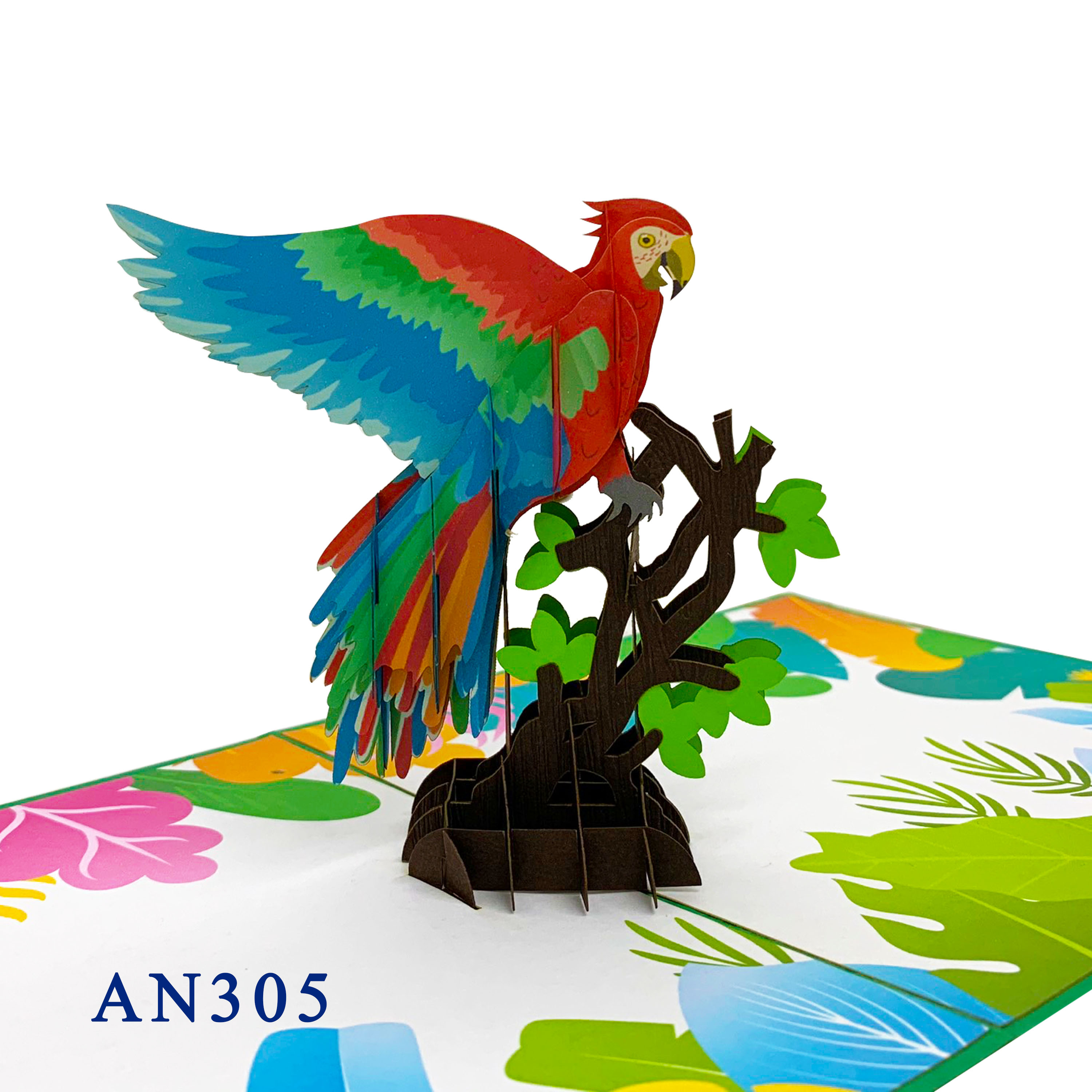 Parrot Pop Up Card
