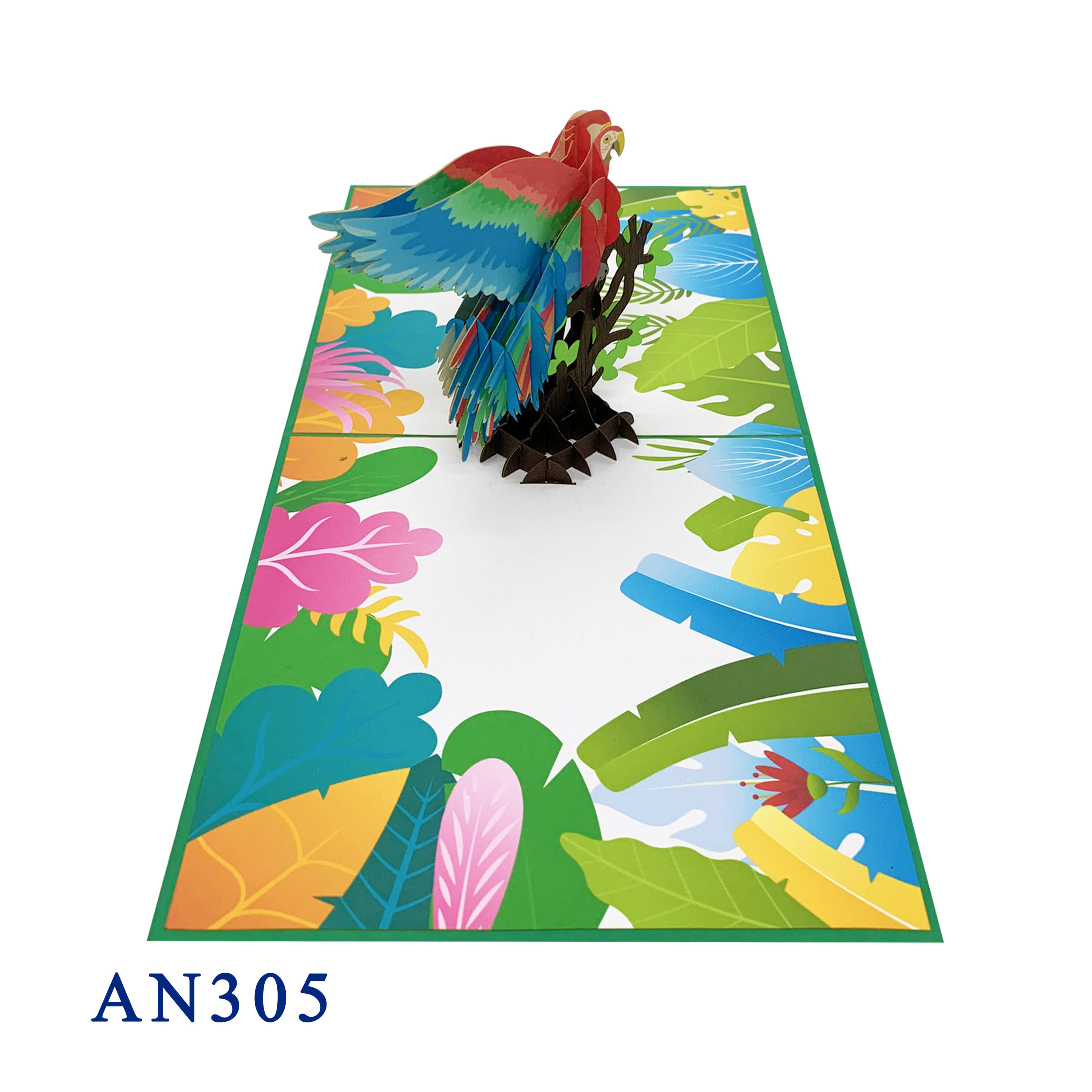 Parrot Pop Up Card