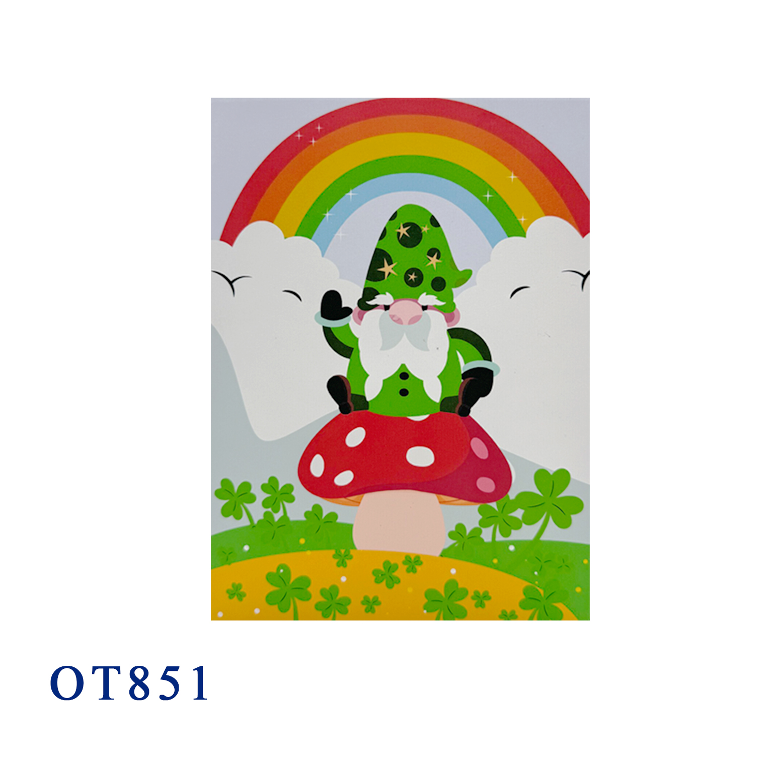 St. Patrick's Day Gnome Pop Up Card