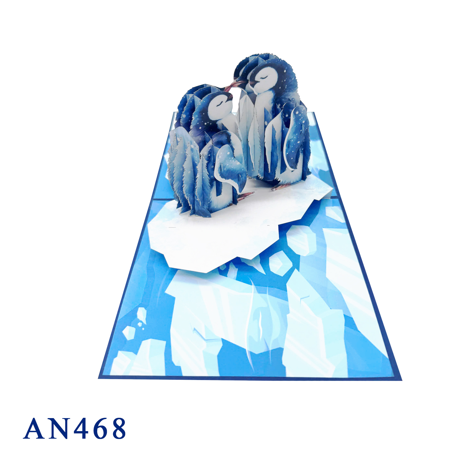 Penguin Couple Pop-Up Card