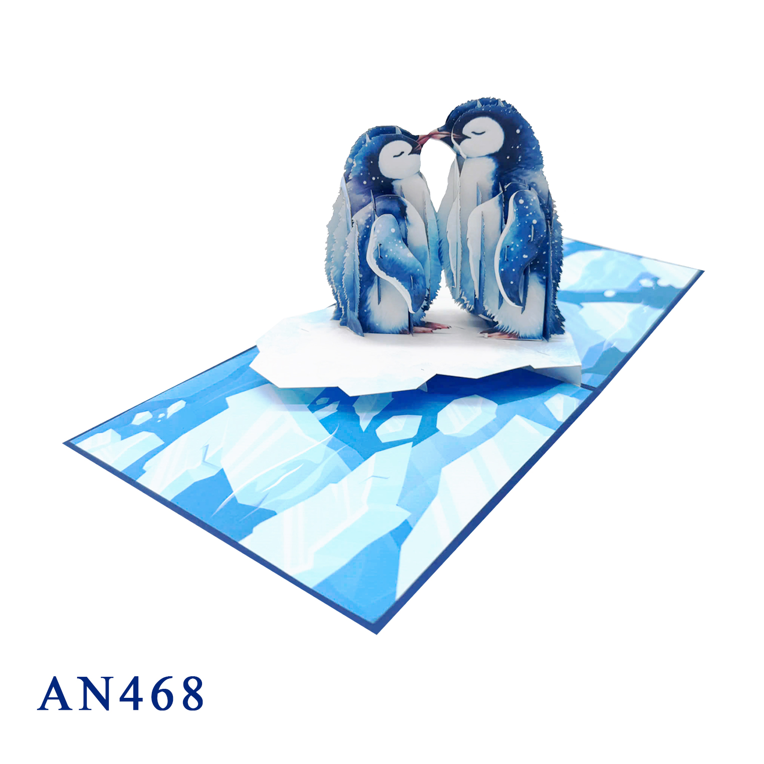 Penguin Couple Pop-Up Card