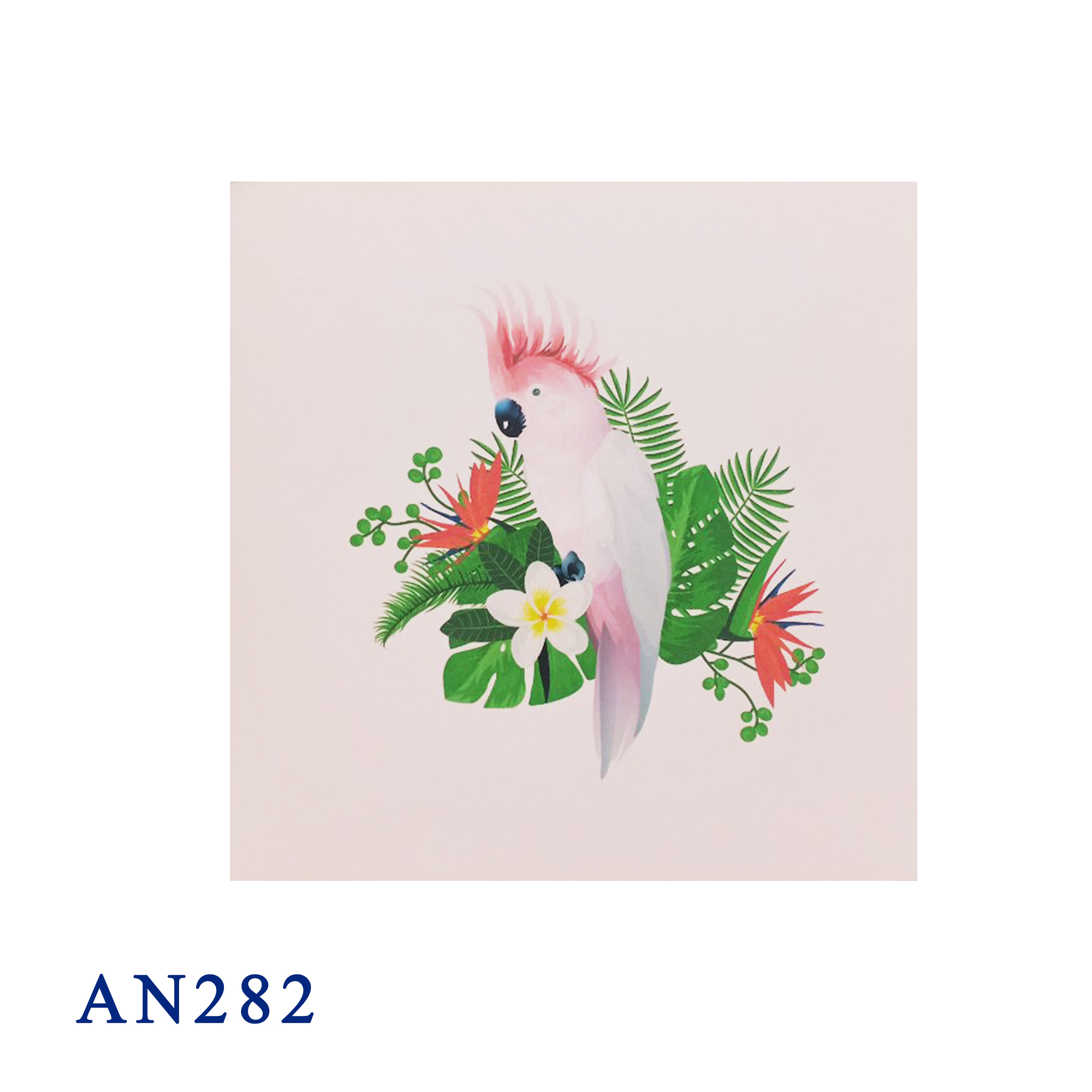 Pink Cockatoo 3D Pop Up Card