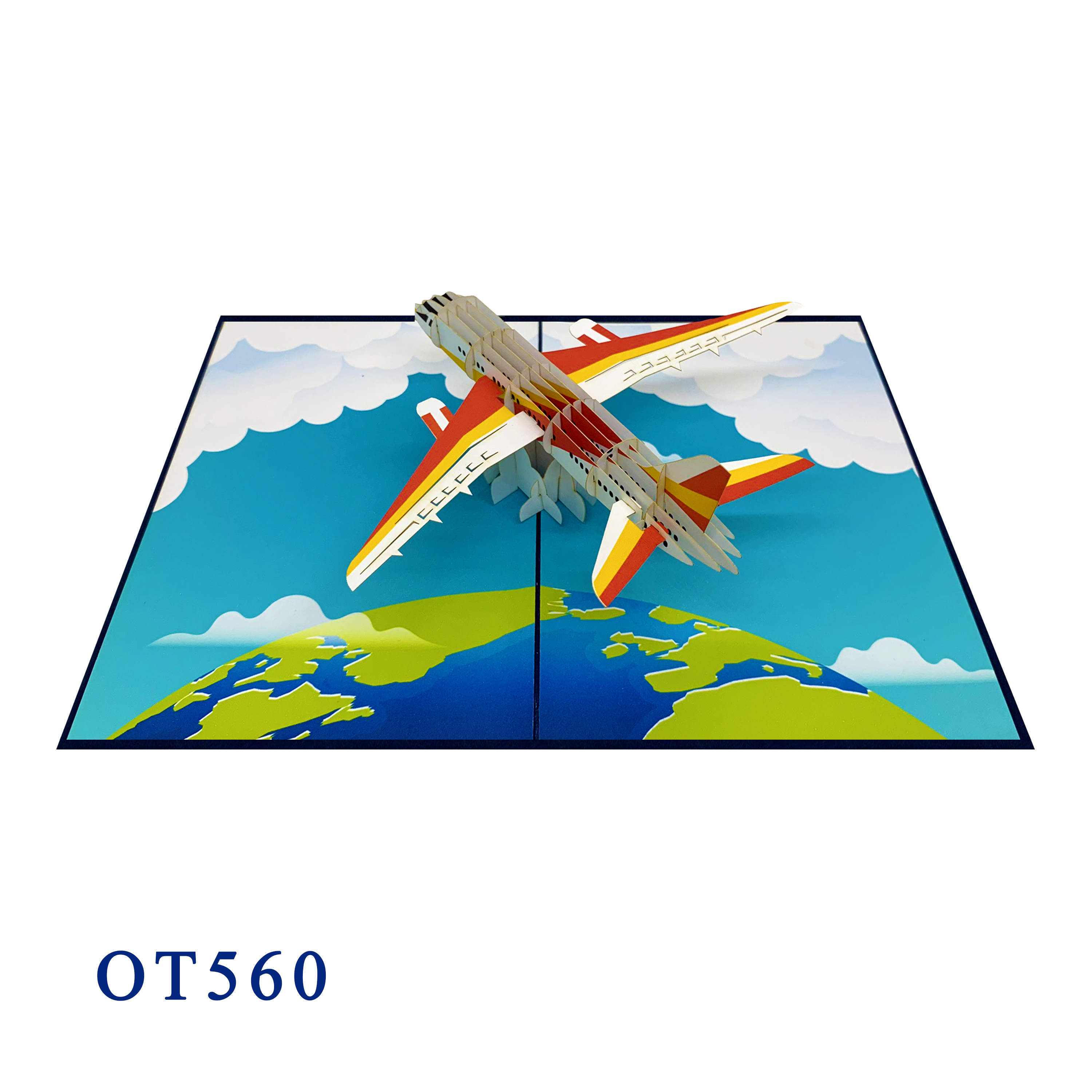 Plane Pop Up Card