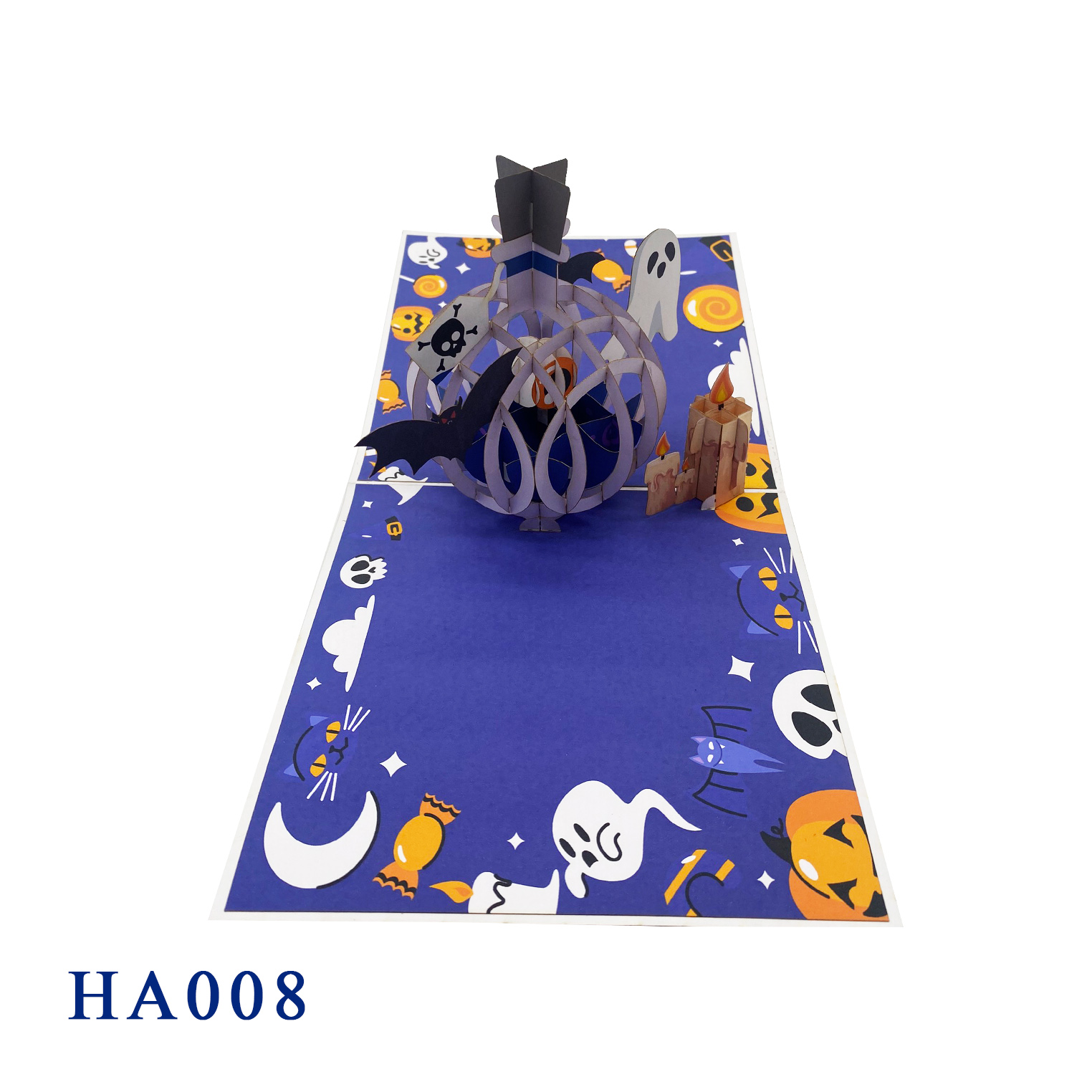 Poison Halloween Pop Up Card