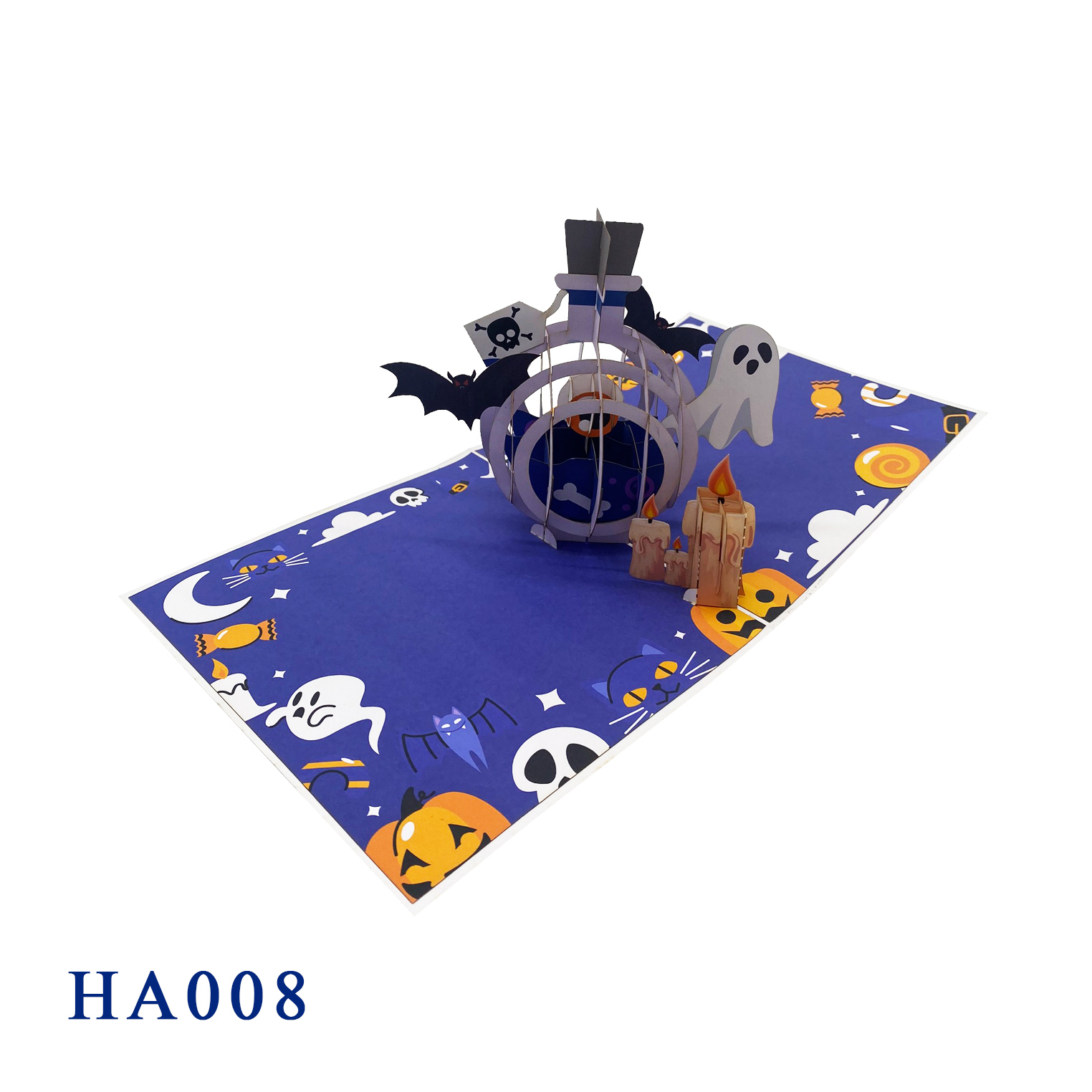 Poison Halloween Pop Up Card