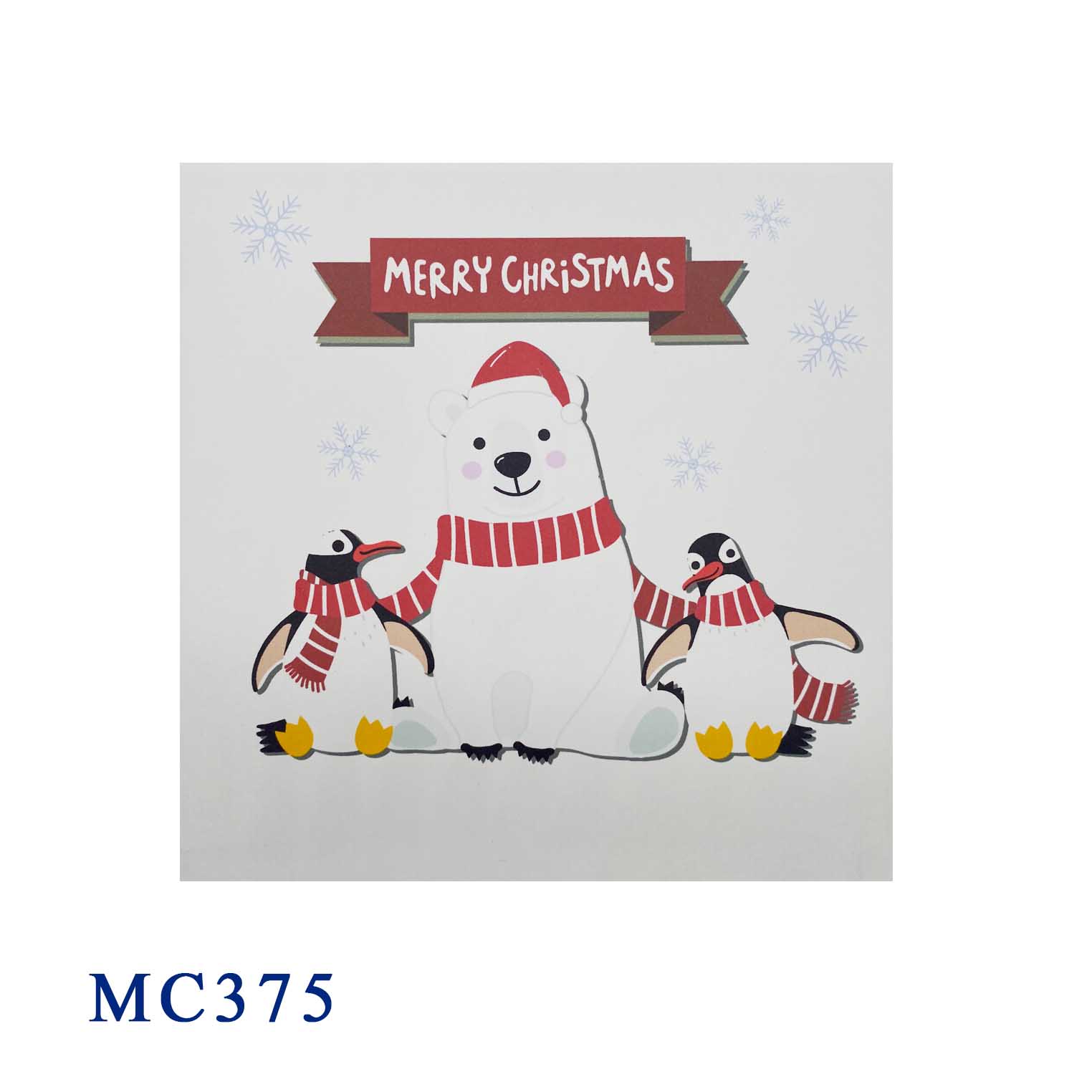 Polar And Penguins Pop Up Card