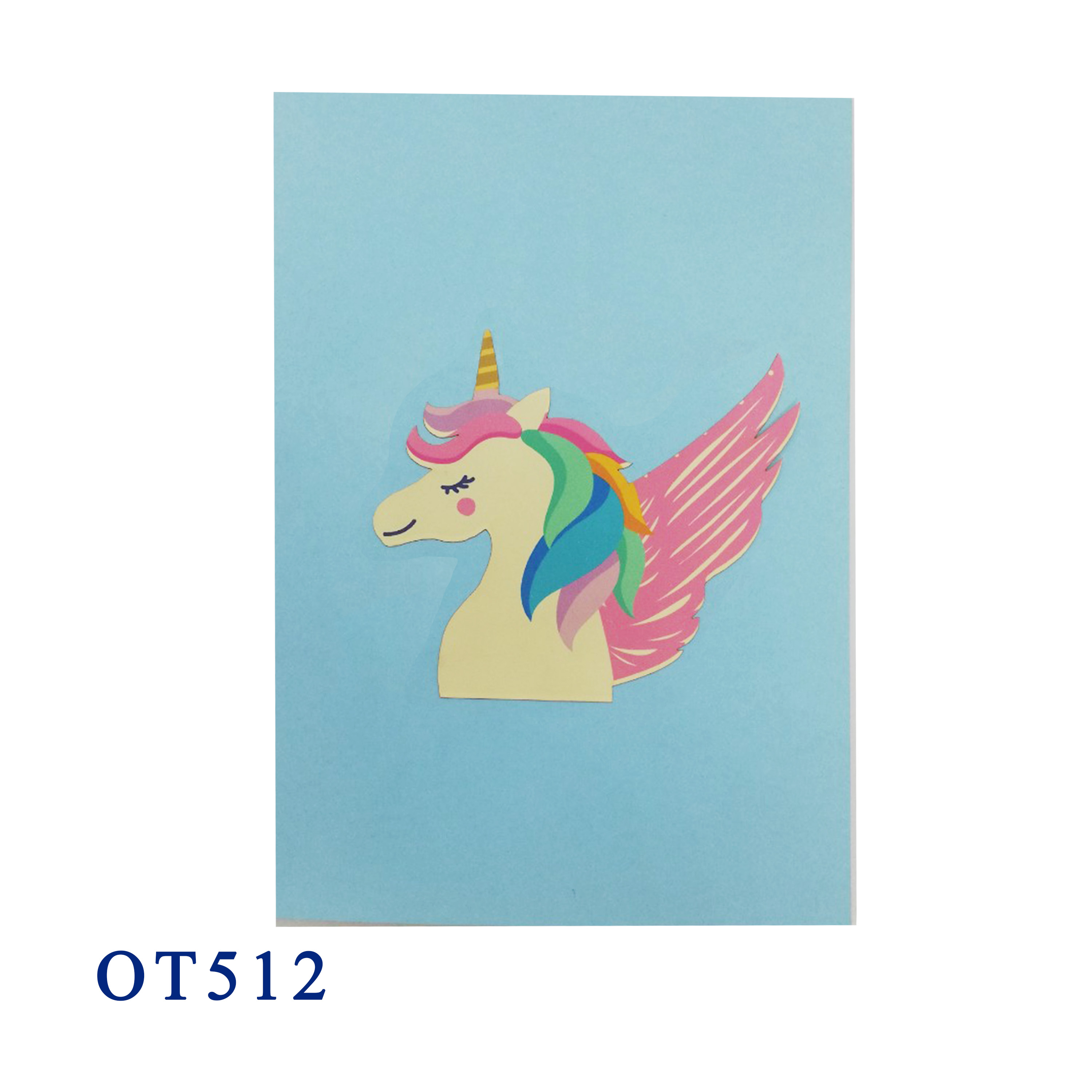 Unicorn Pop Up Card