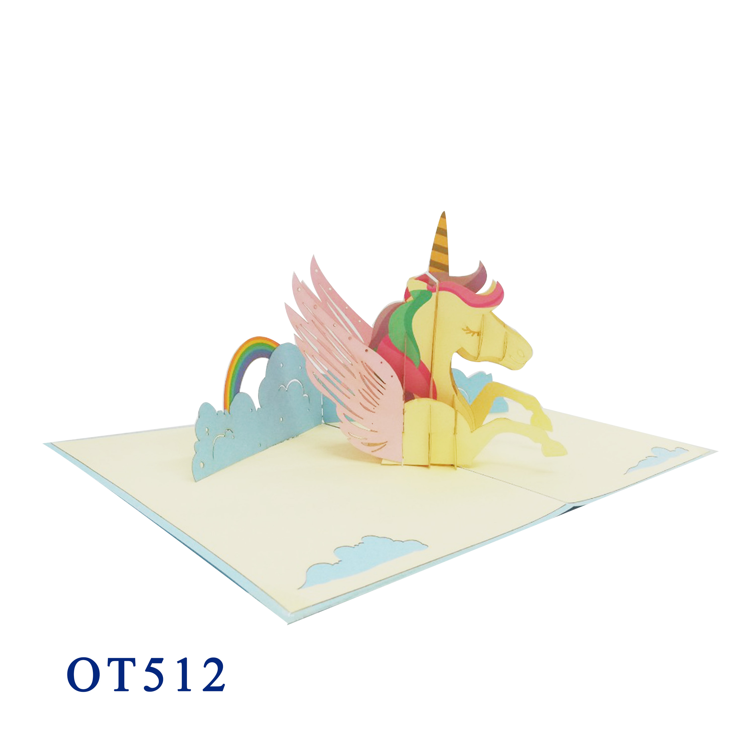 Unicorn Pop Up Card