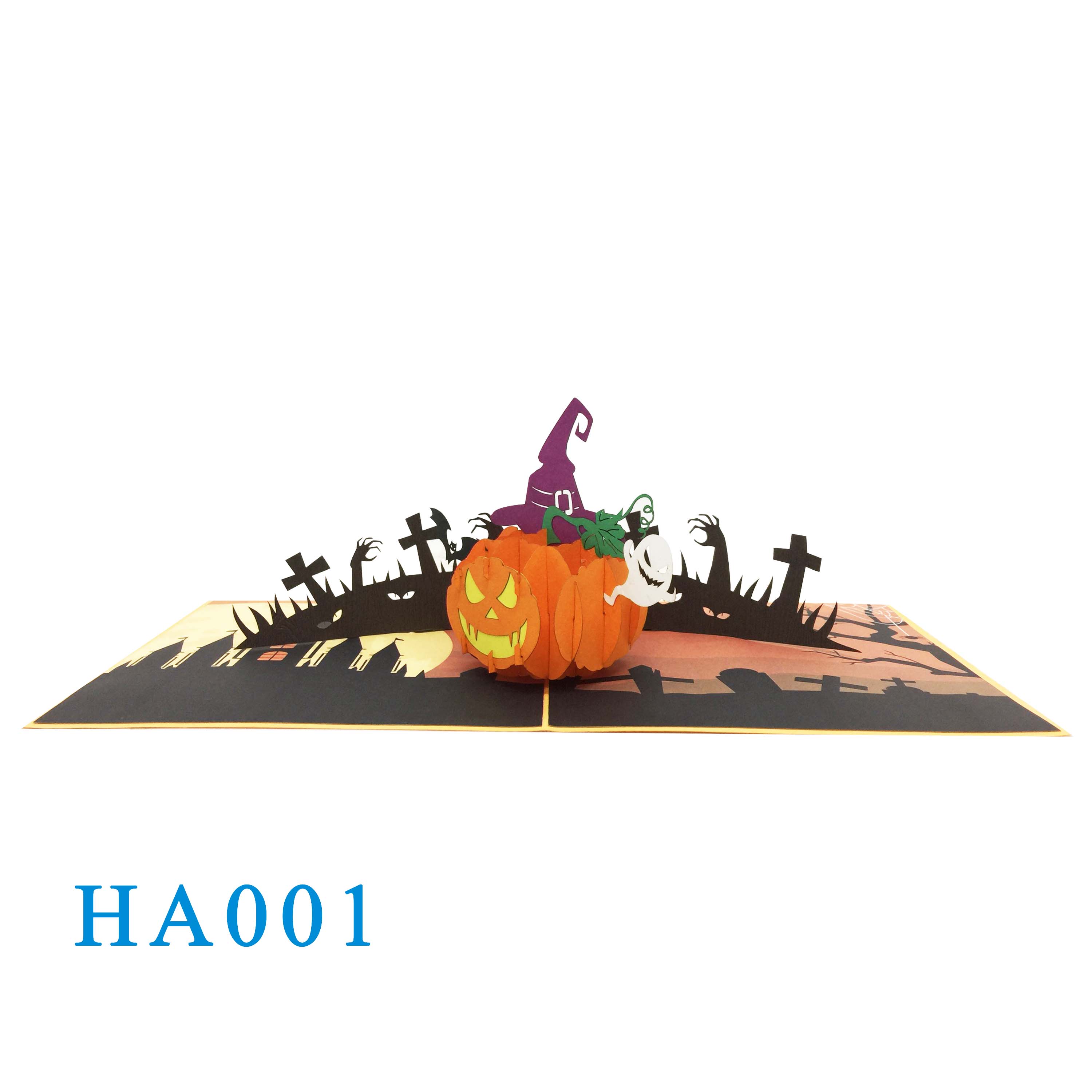 Pumpkin Hallowwen Pop Up Card
