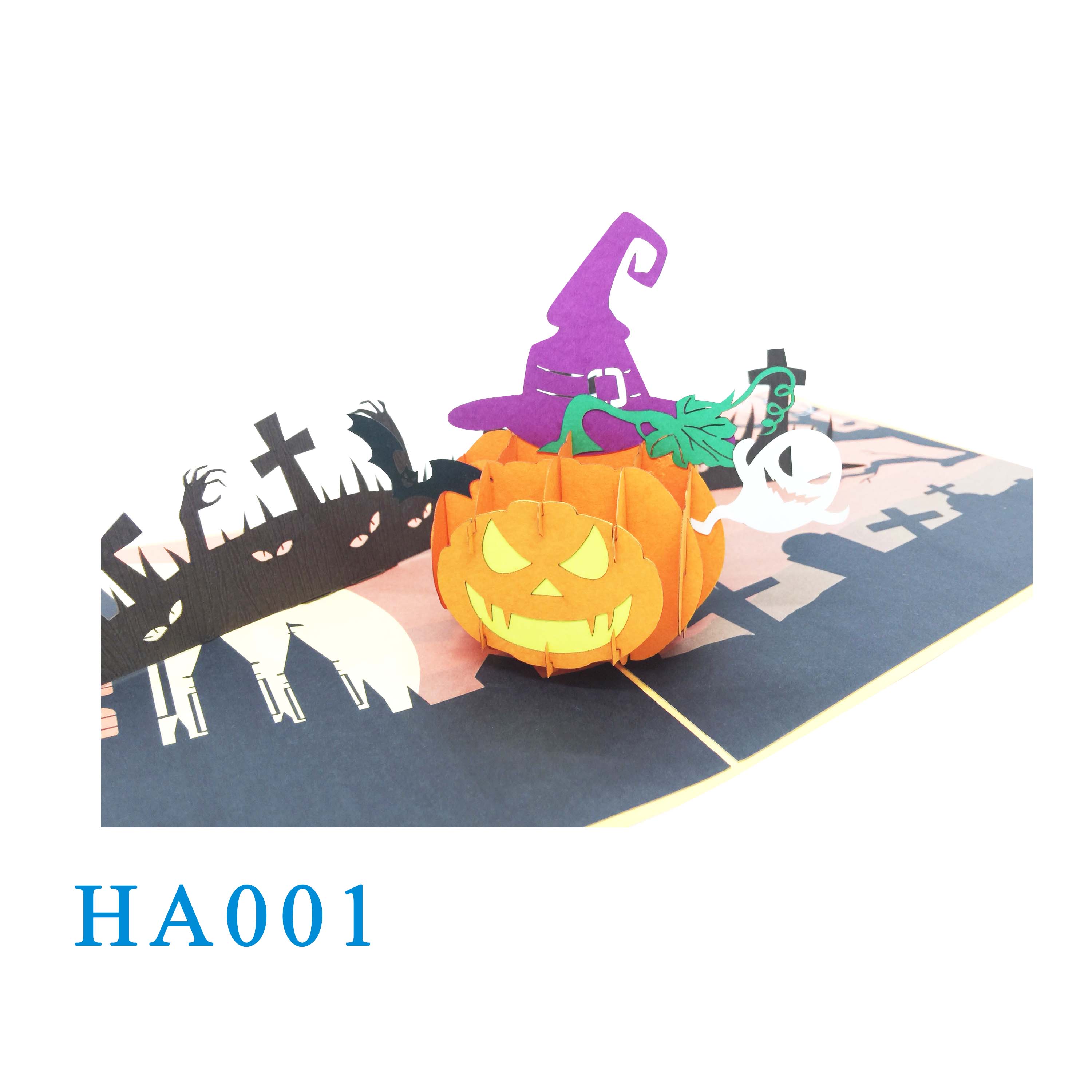 Pumpkin Hallowwen Pop Up Card