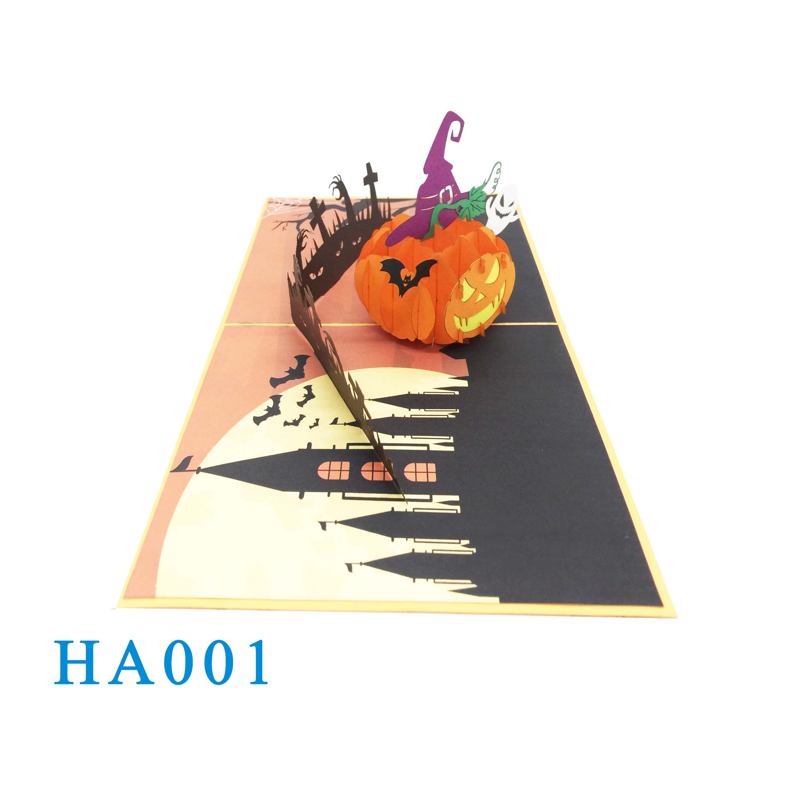 Pumpkin Hallowwen Pop Up Card