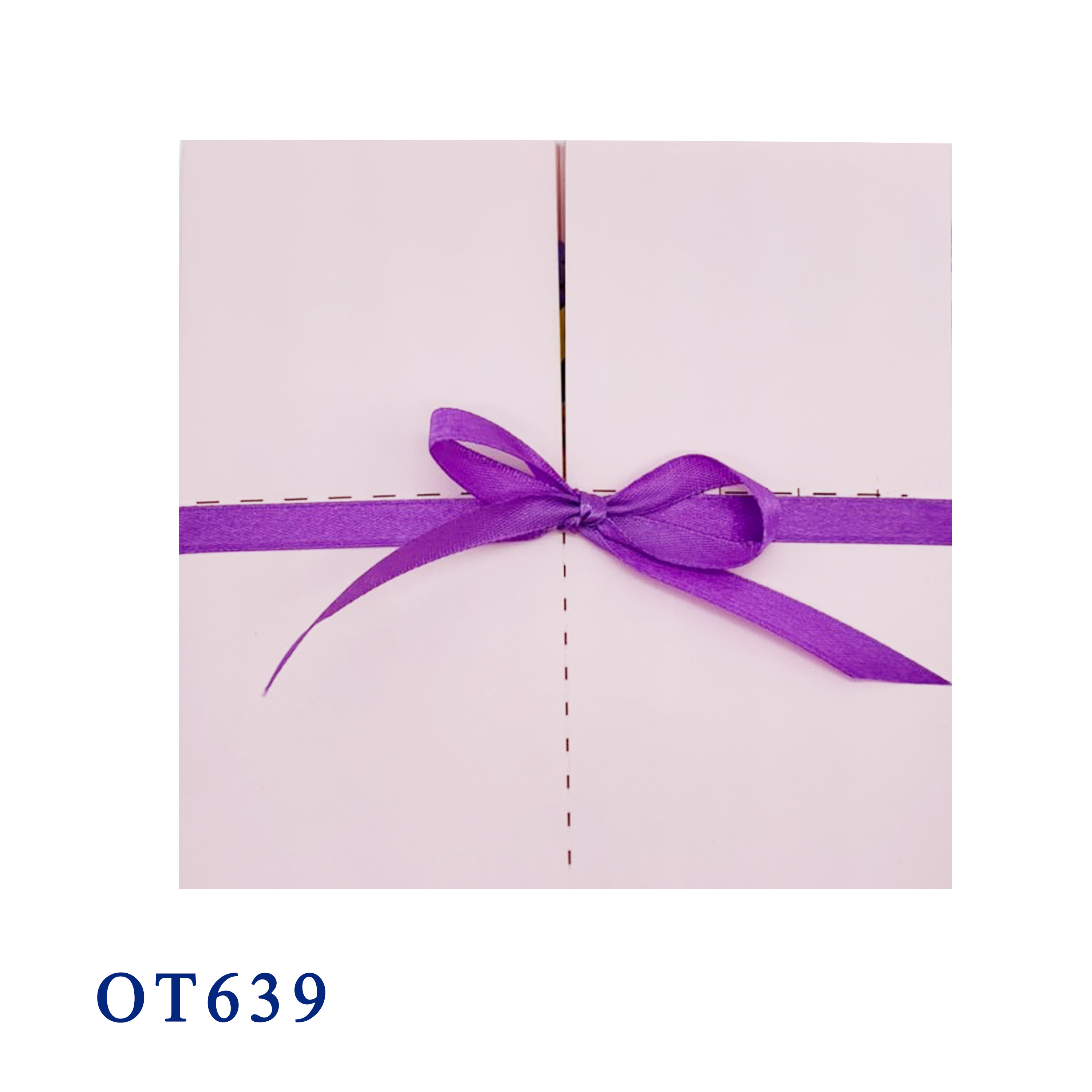 Purple Flowers Pop Up Box