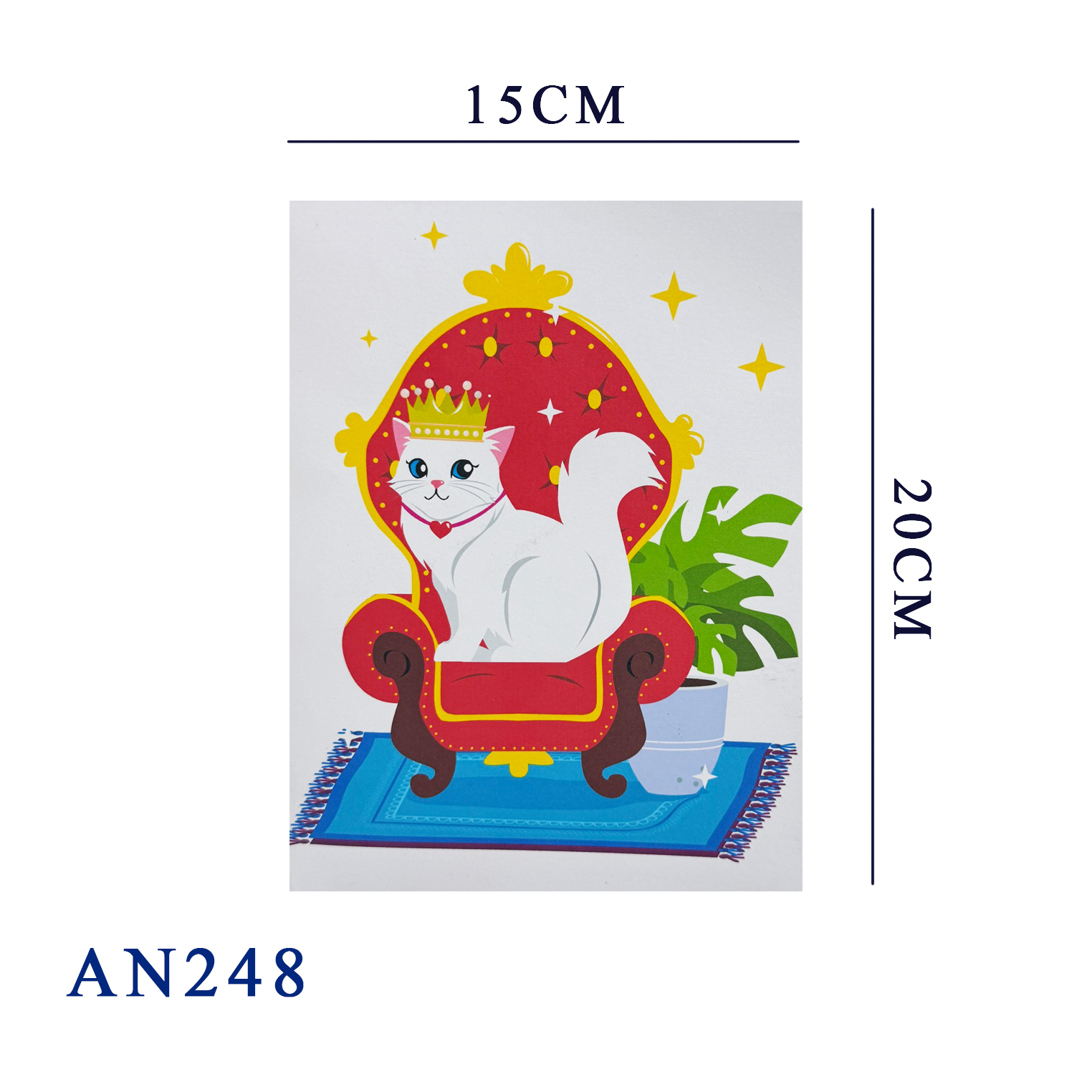 Queen Cat Pop Up Card