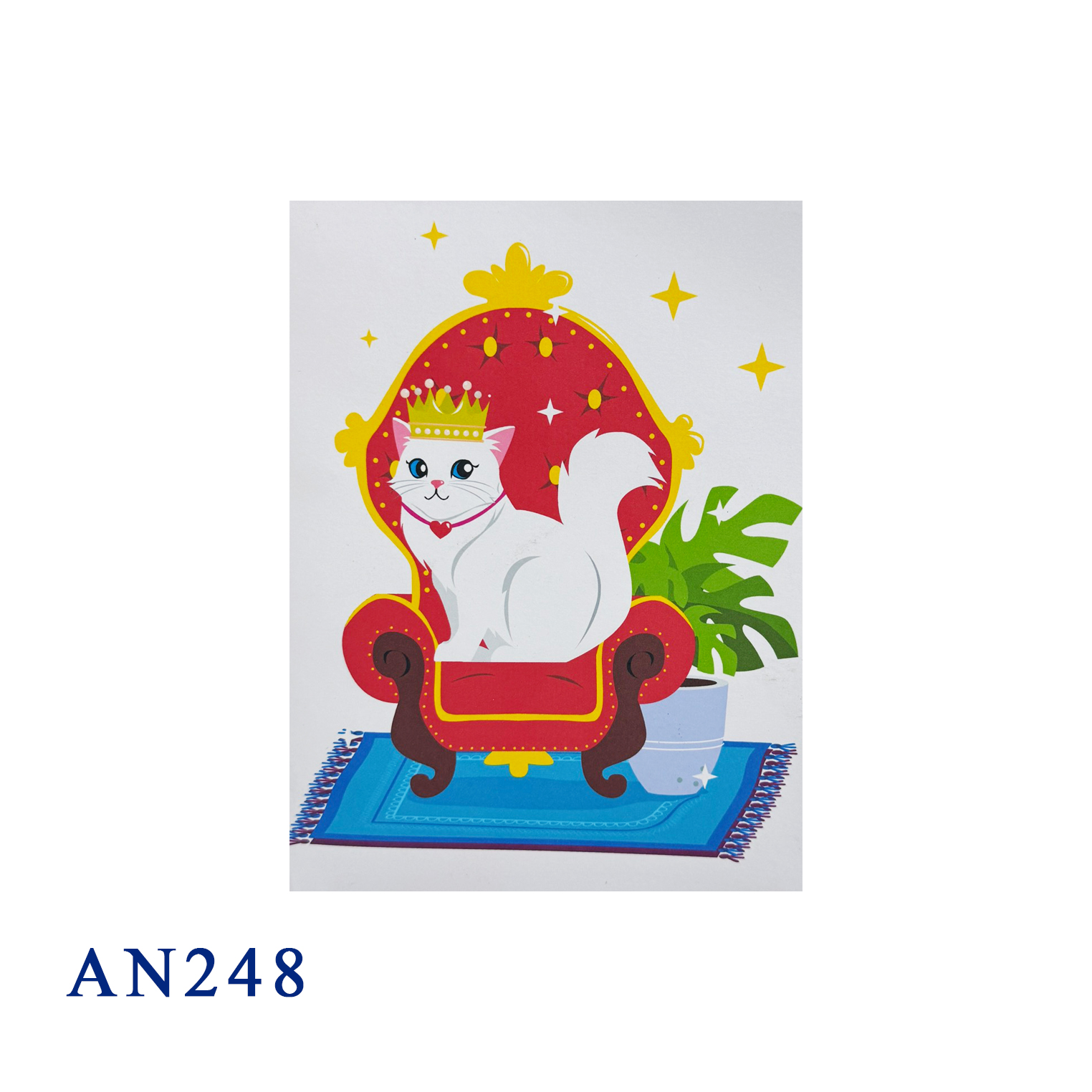 Queen Cat Pop Up Card