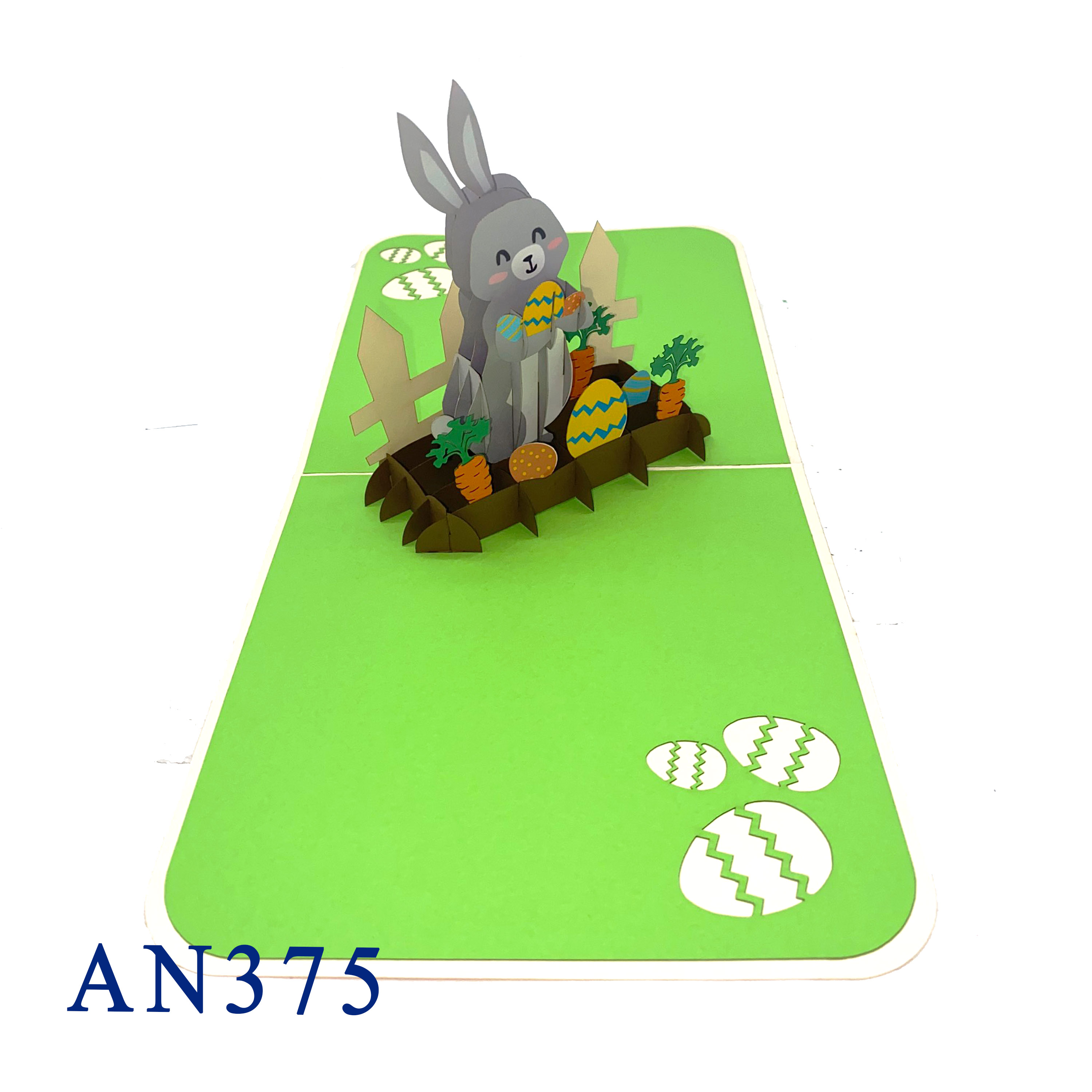 Rabbit Happy Easter Pop Up Card